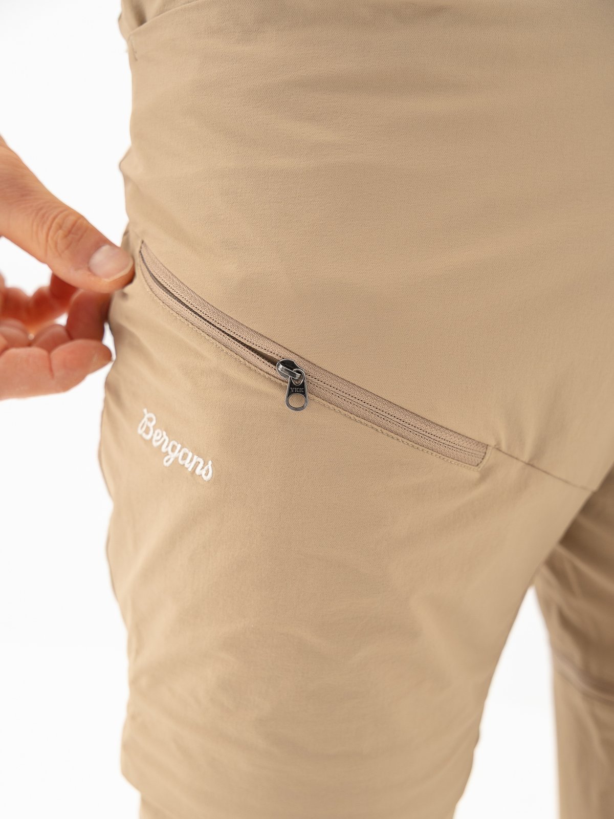 Bergans Convertible Zip-Off Softshell Pants Men Warm Sand