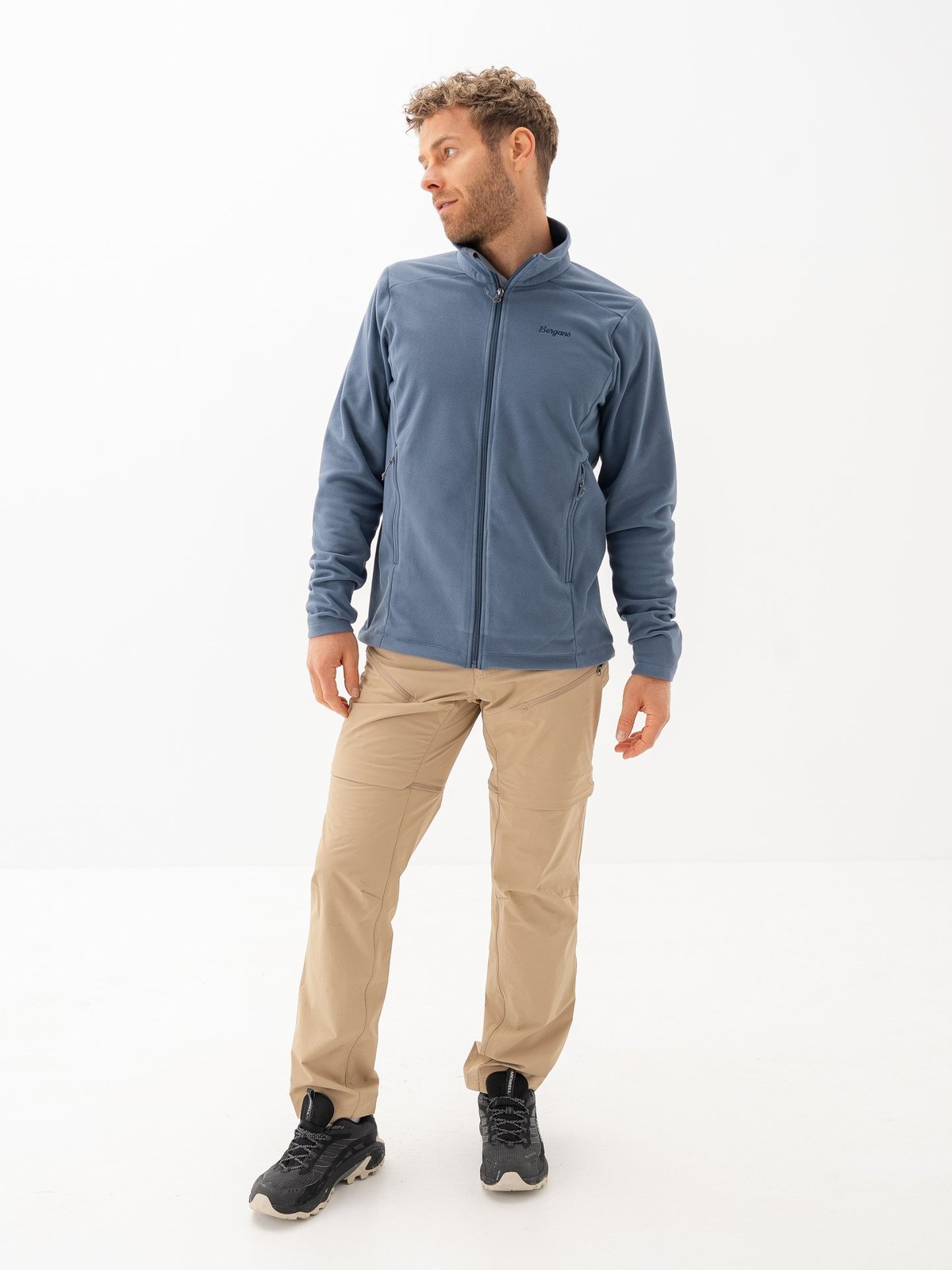 Bergans Convertible Zip-Off Softshell Pants Men Warm Sand