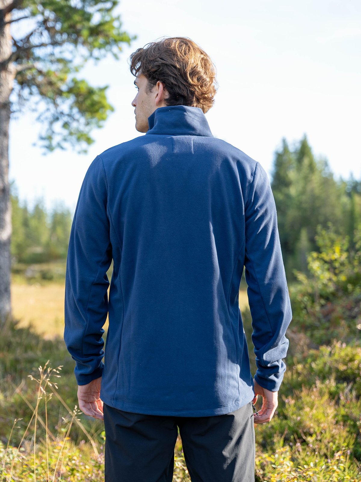 Bergans Finnsnes Fleece Jacket Men Navy Blue