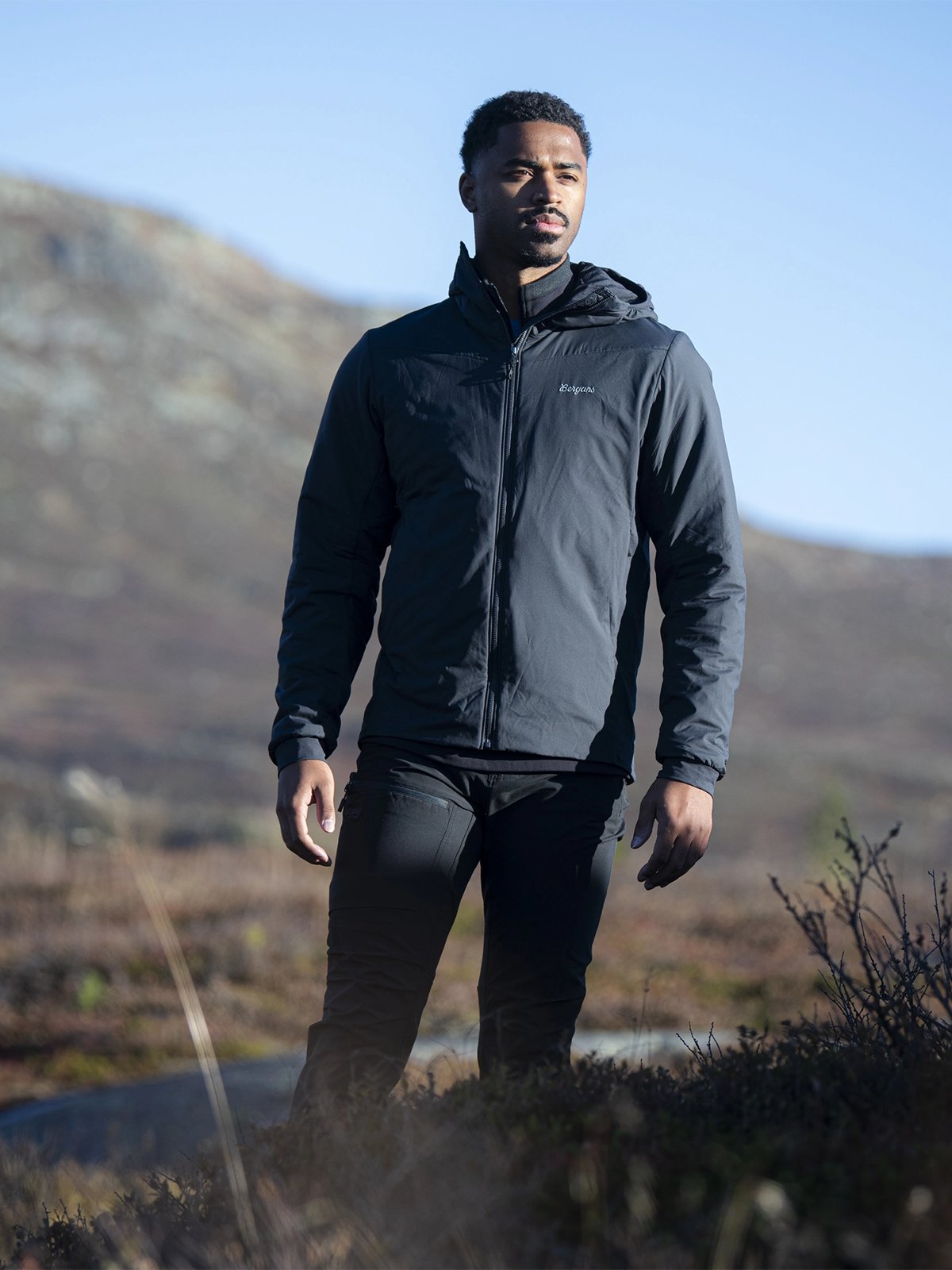 Bergans Holo Hood Jacket Man Dark Shadow Grey