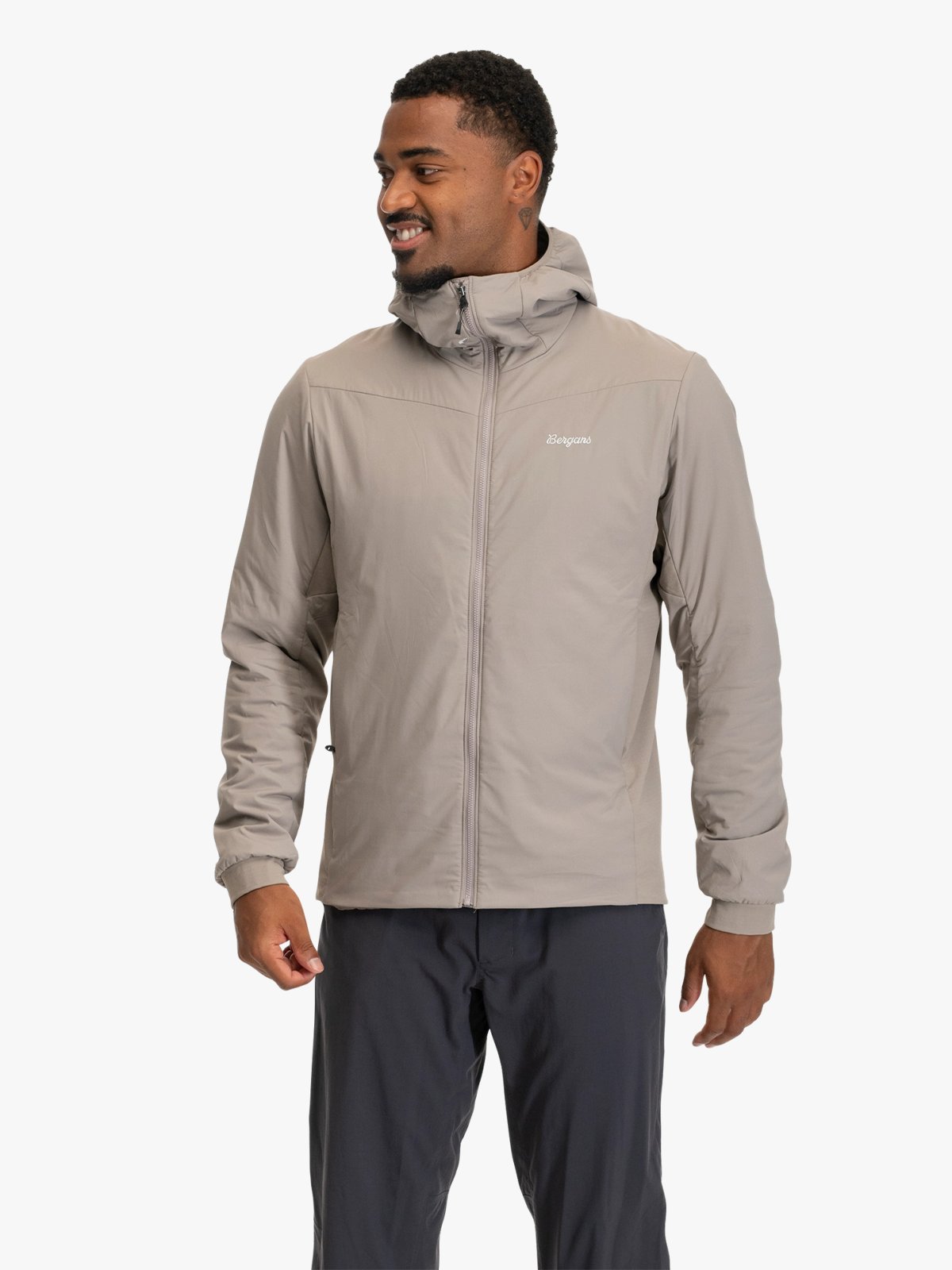 Bergans Holo Hood Jacket Man Rock Taupe