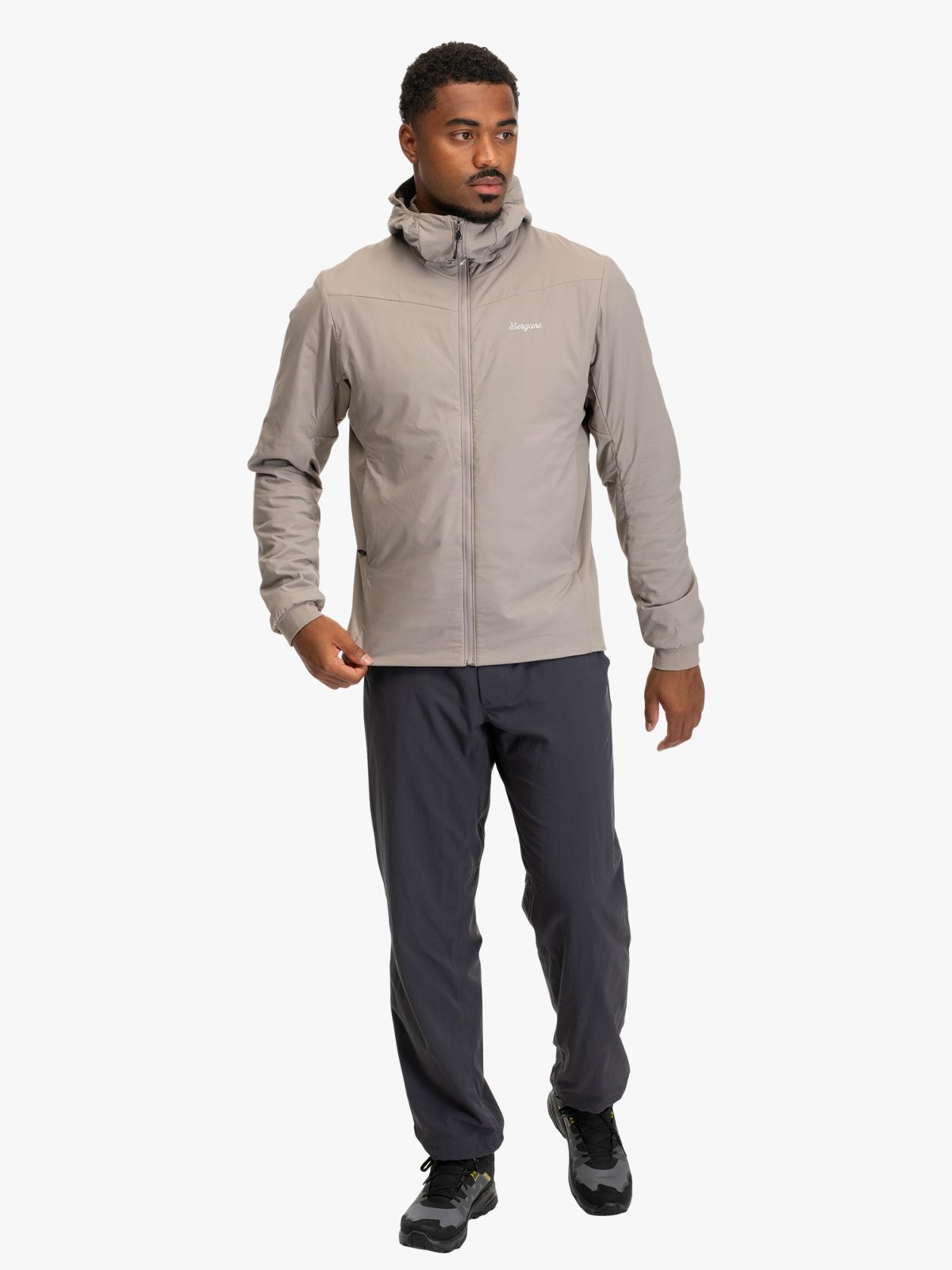 Bergans Holo Hood Jacket Man Rock Taupe