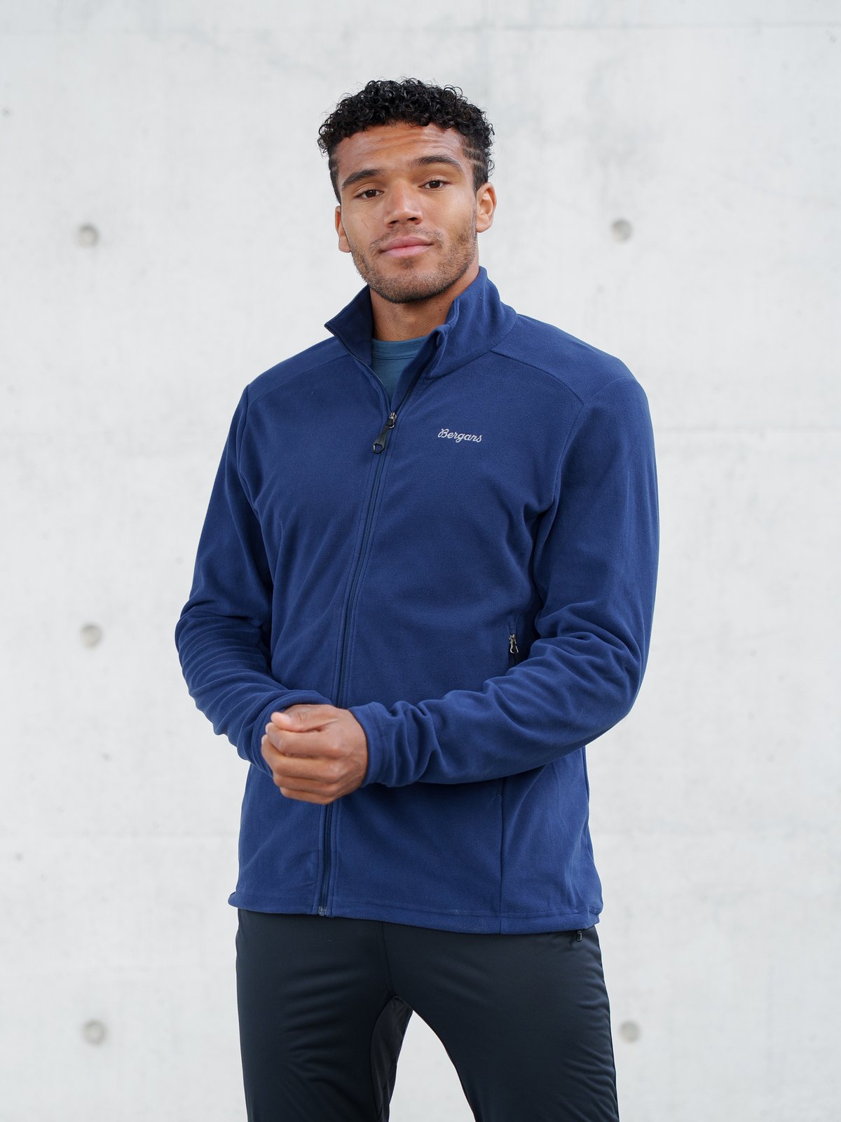Bergans Finnsnes Fleece Jacket Men Navy Blue