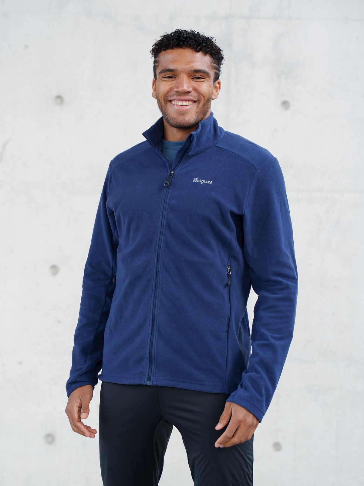 Bergans Finnsnes Fleece Jacket Men Navy Blue
