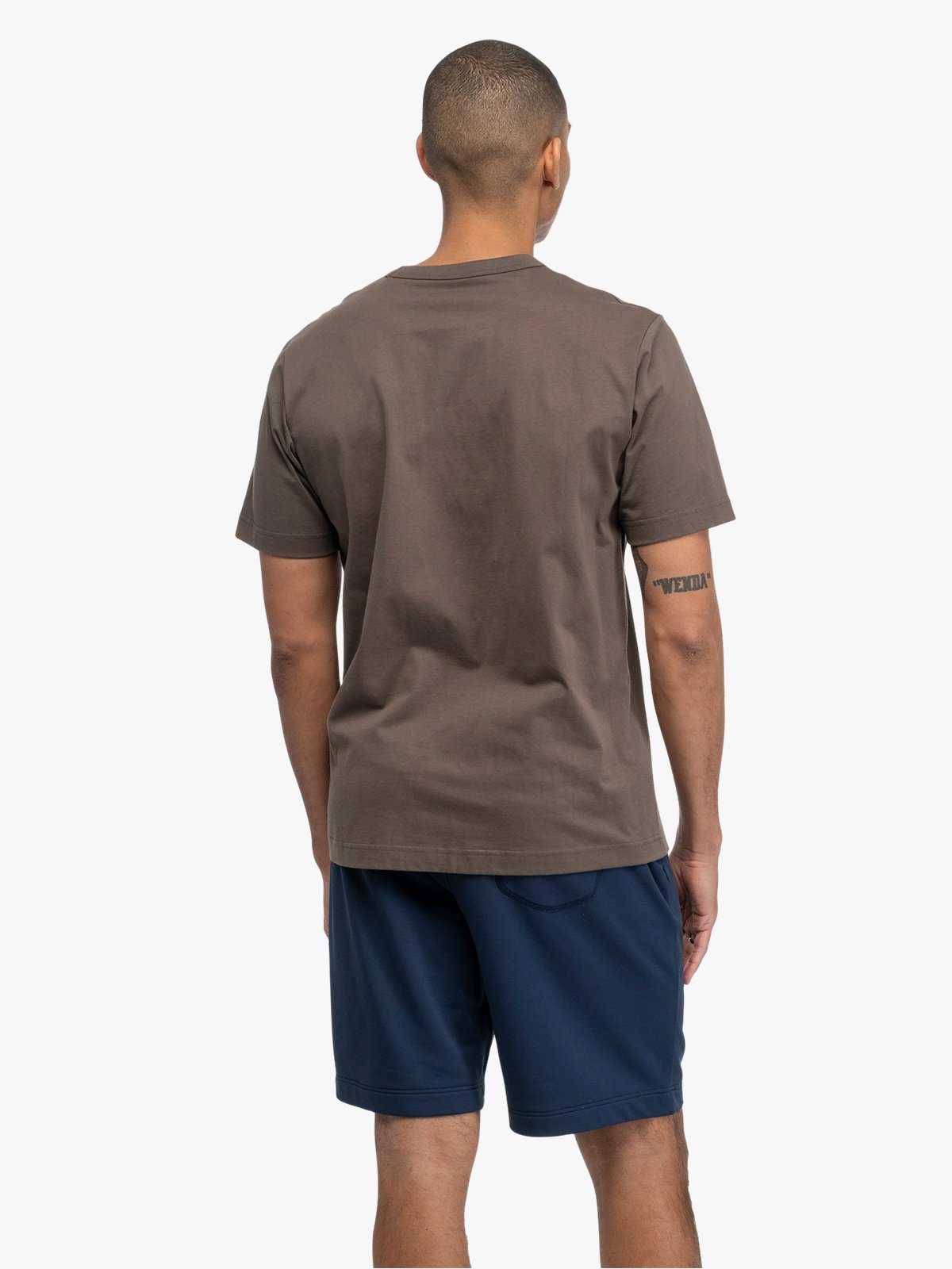 Bergans Logo Cotton Tee Men Dark Rock Taupe