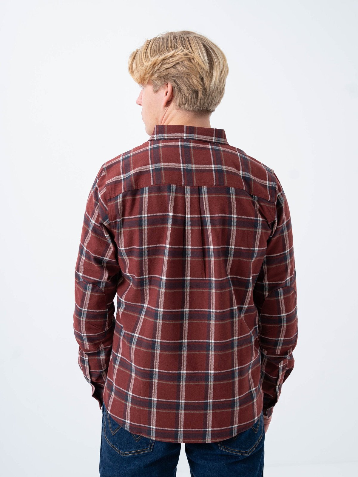 Bergans Tovdal Shirt Amarone Red / Dark Shadow Grey