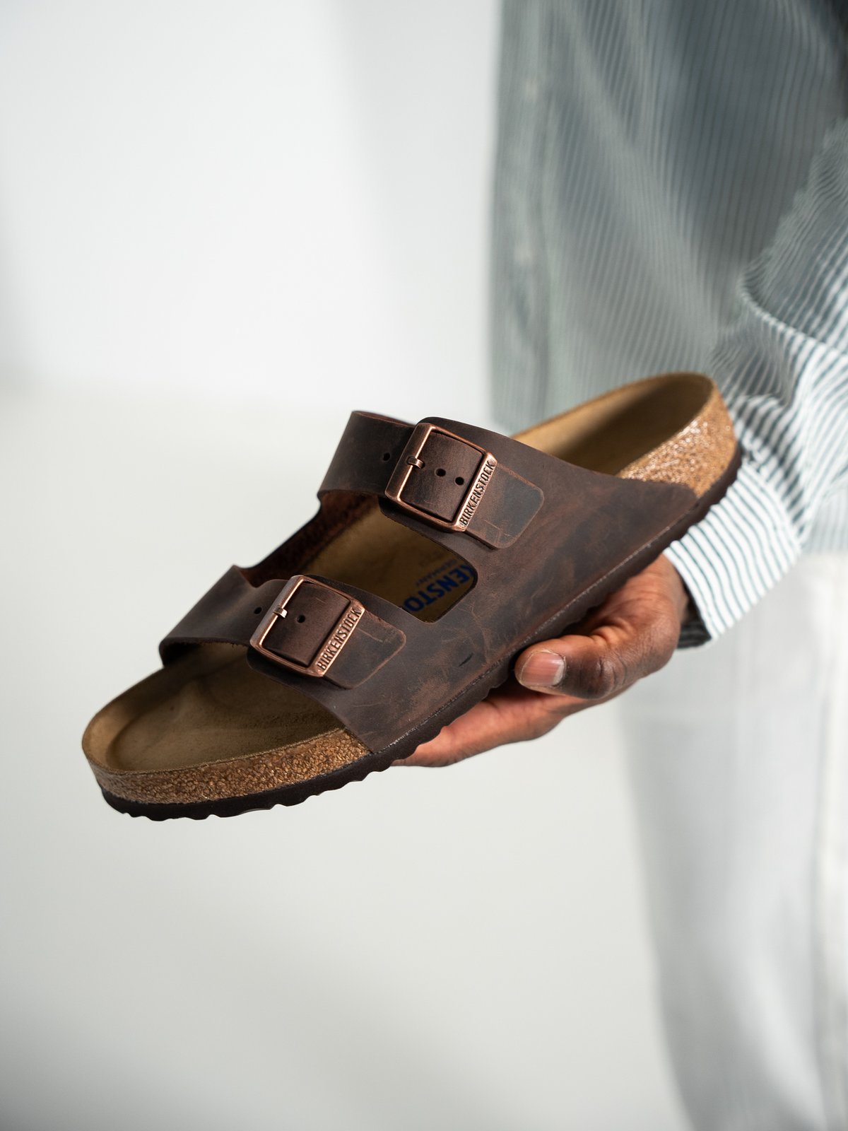 Birkenstock Arizona Soft Foot Bed Oiled Leather Habana