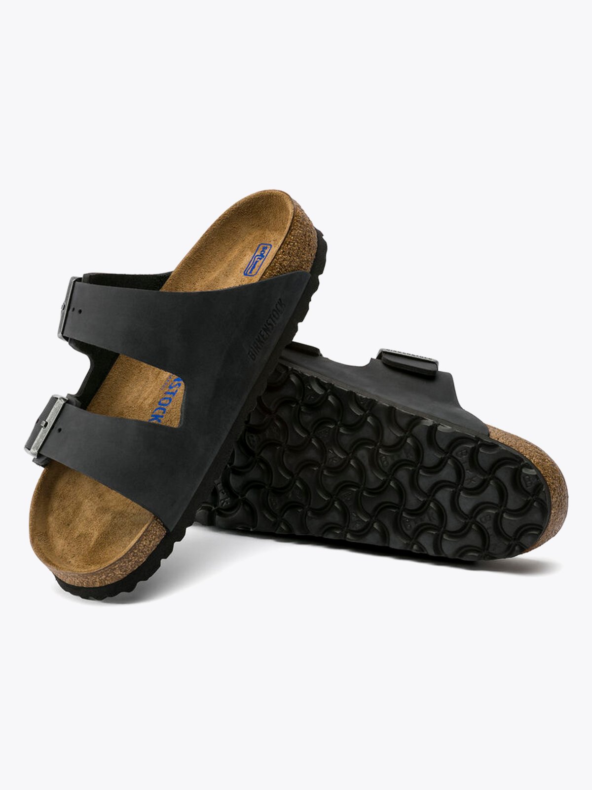 Birkenstock Arizona Soft Foot Bed Oiled Leather Black