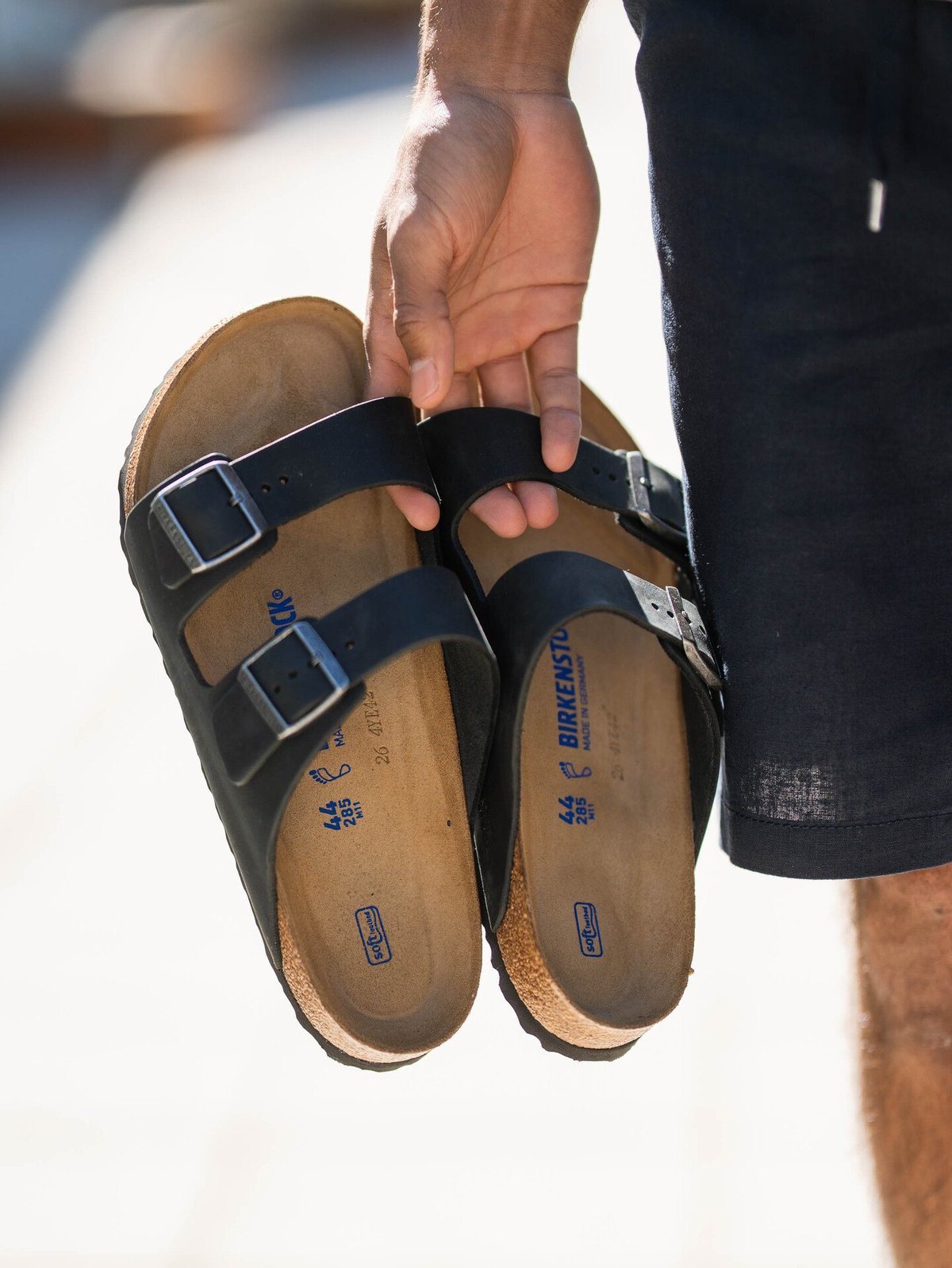 Birkenstock Arizona Soft Foot Bed Oiled Leather Black