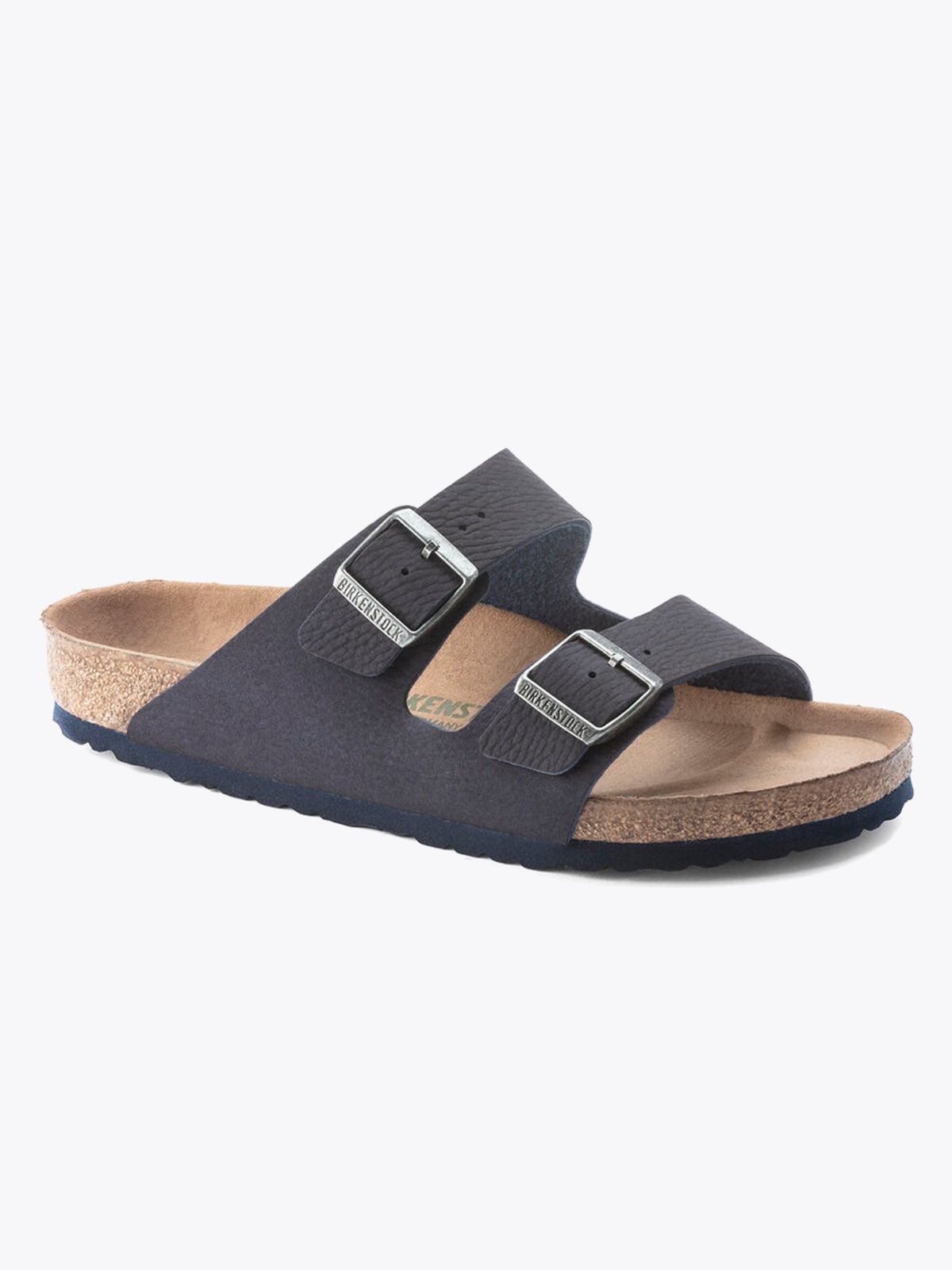 Birkenstock Arizona Vegan Desert Dust Indigo Blue