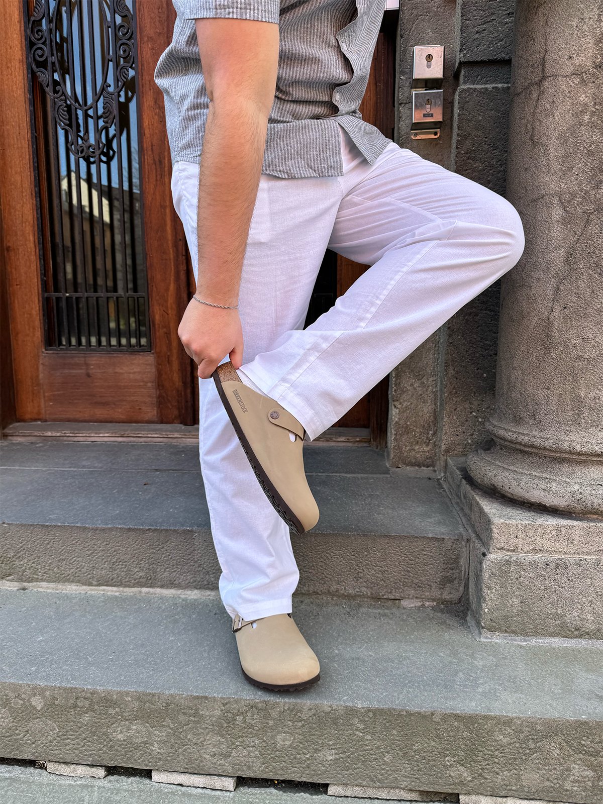 Birkenstock Boston Oiled Leather Tabacco Brown