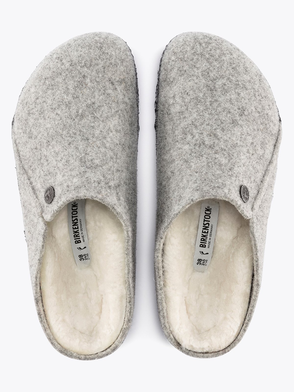 Birkenstock Zermatt Shearling Light Grey
