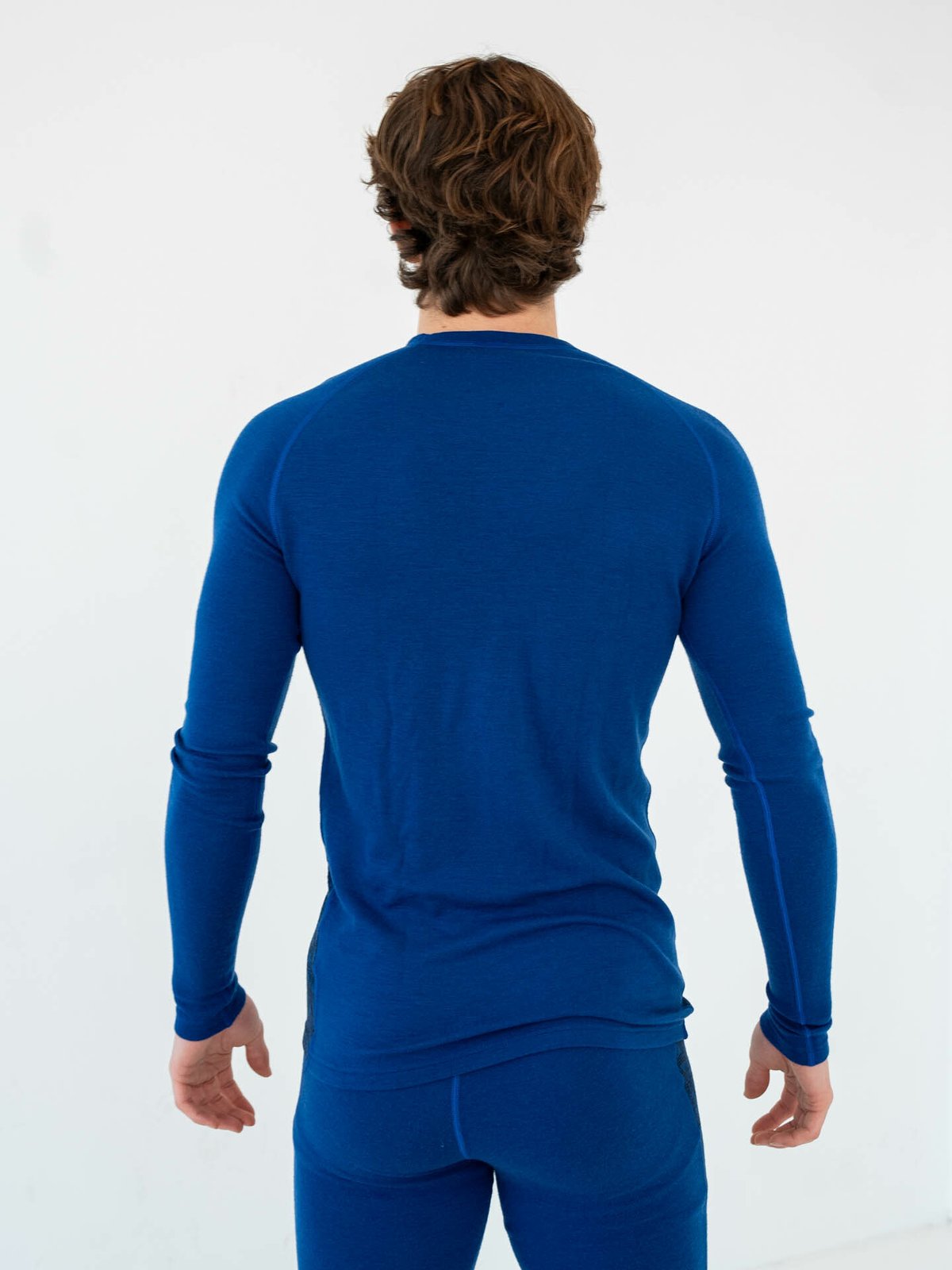 Bula Geo Merino Wool Crew Lapis