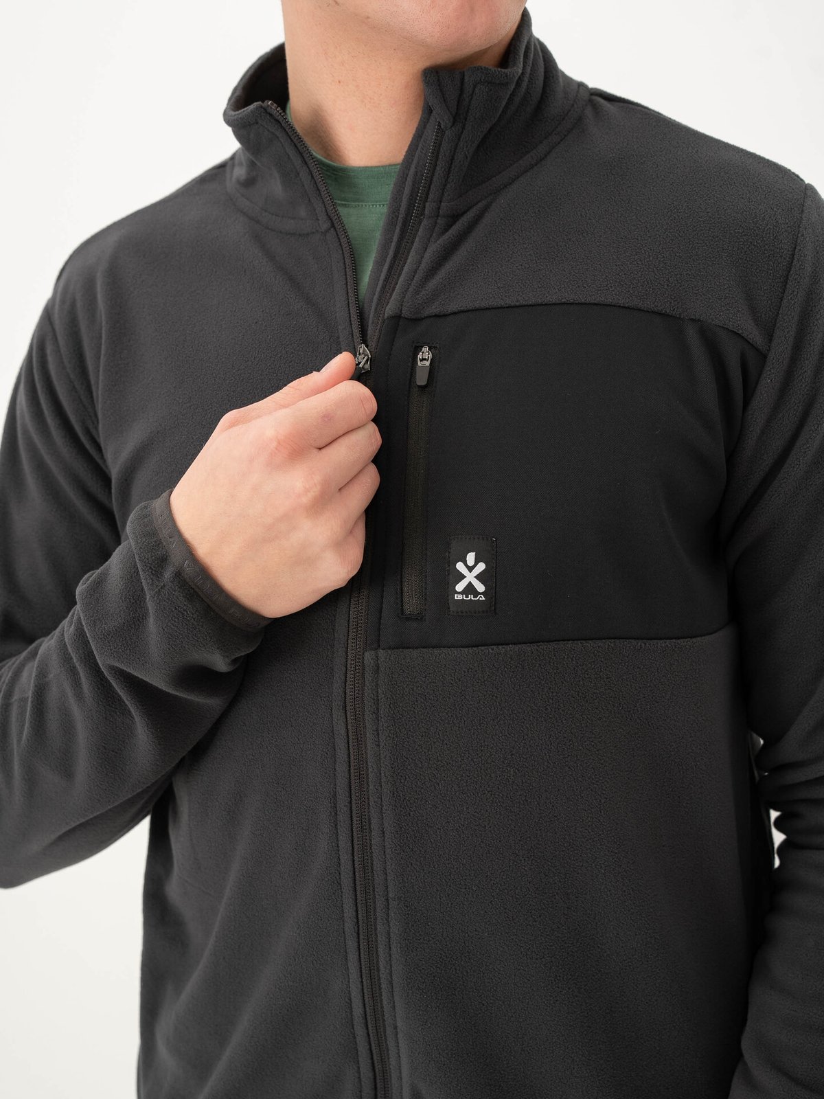 Bula Fleece Jacket Dark Grey