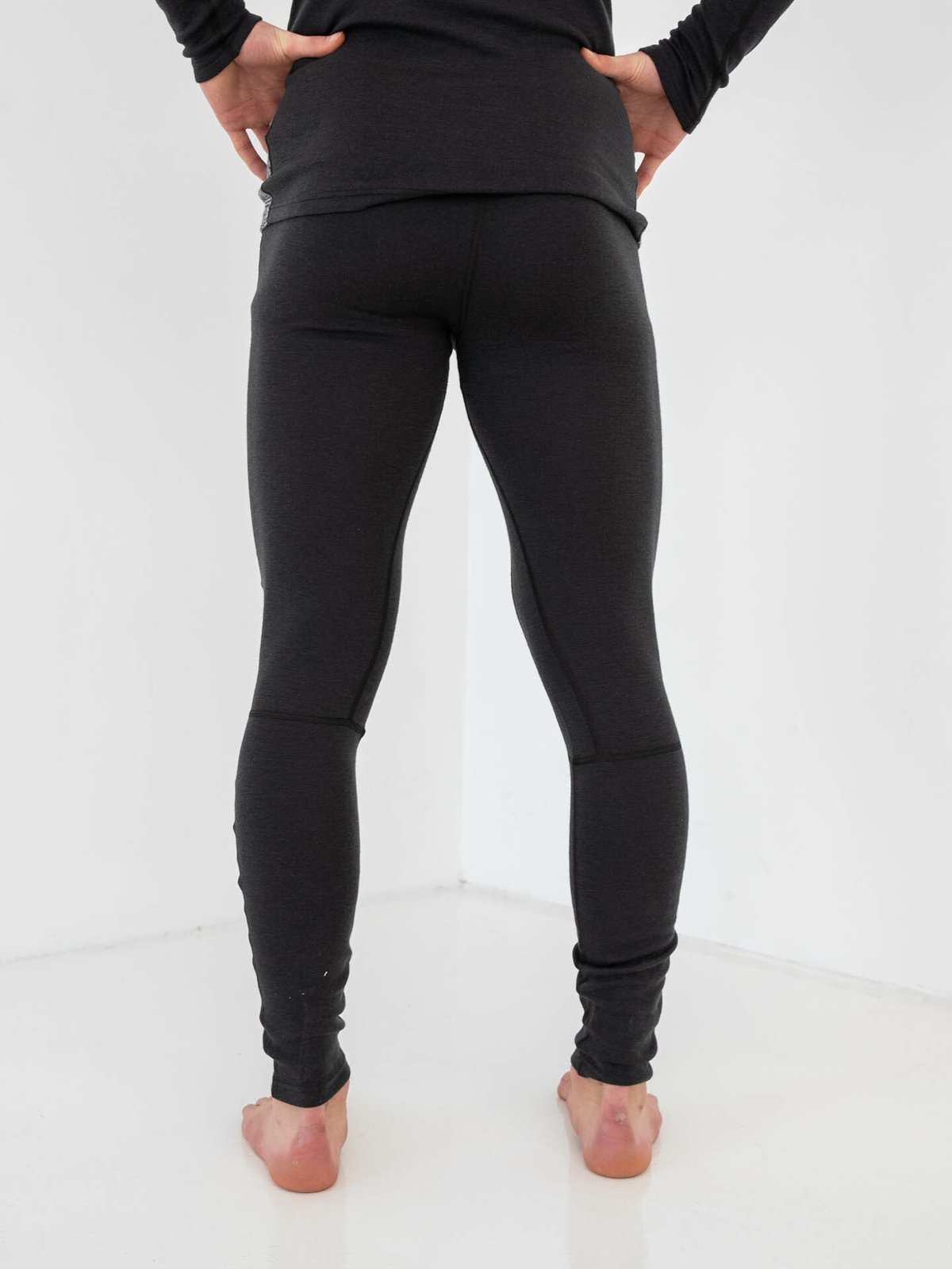 Bula Geo Merino Wool Pants Grey Melange