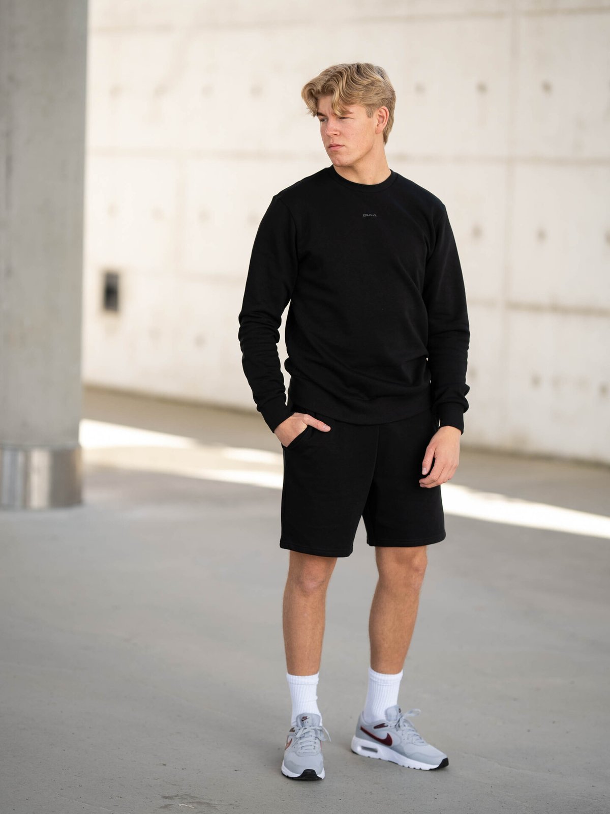 Bula Frame Logo Shorts Black