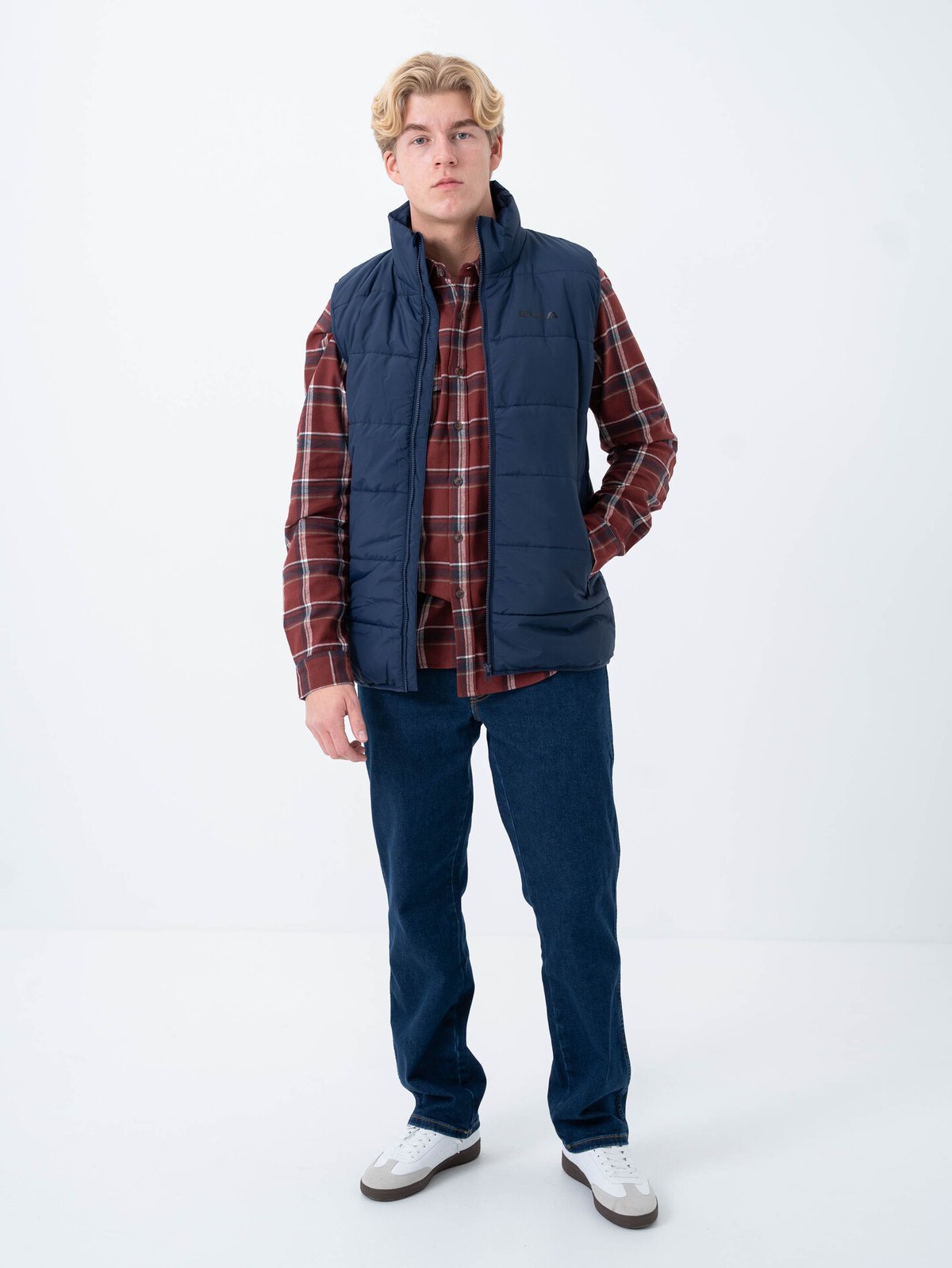 Bula Puffer Vest Navy