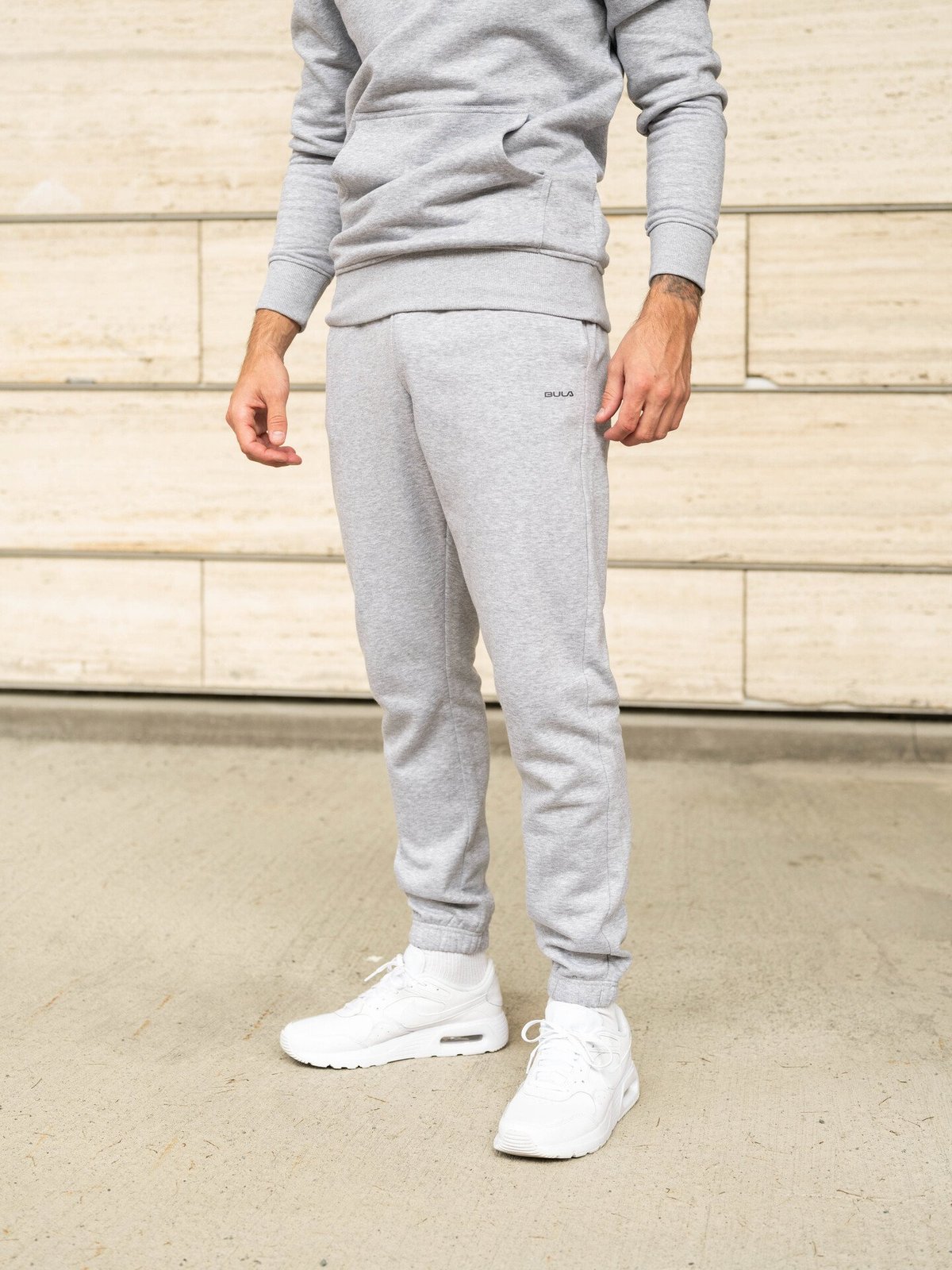 Bula Frame Logo Pants Grey Melange