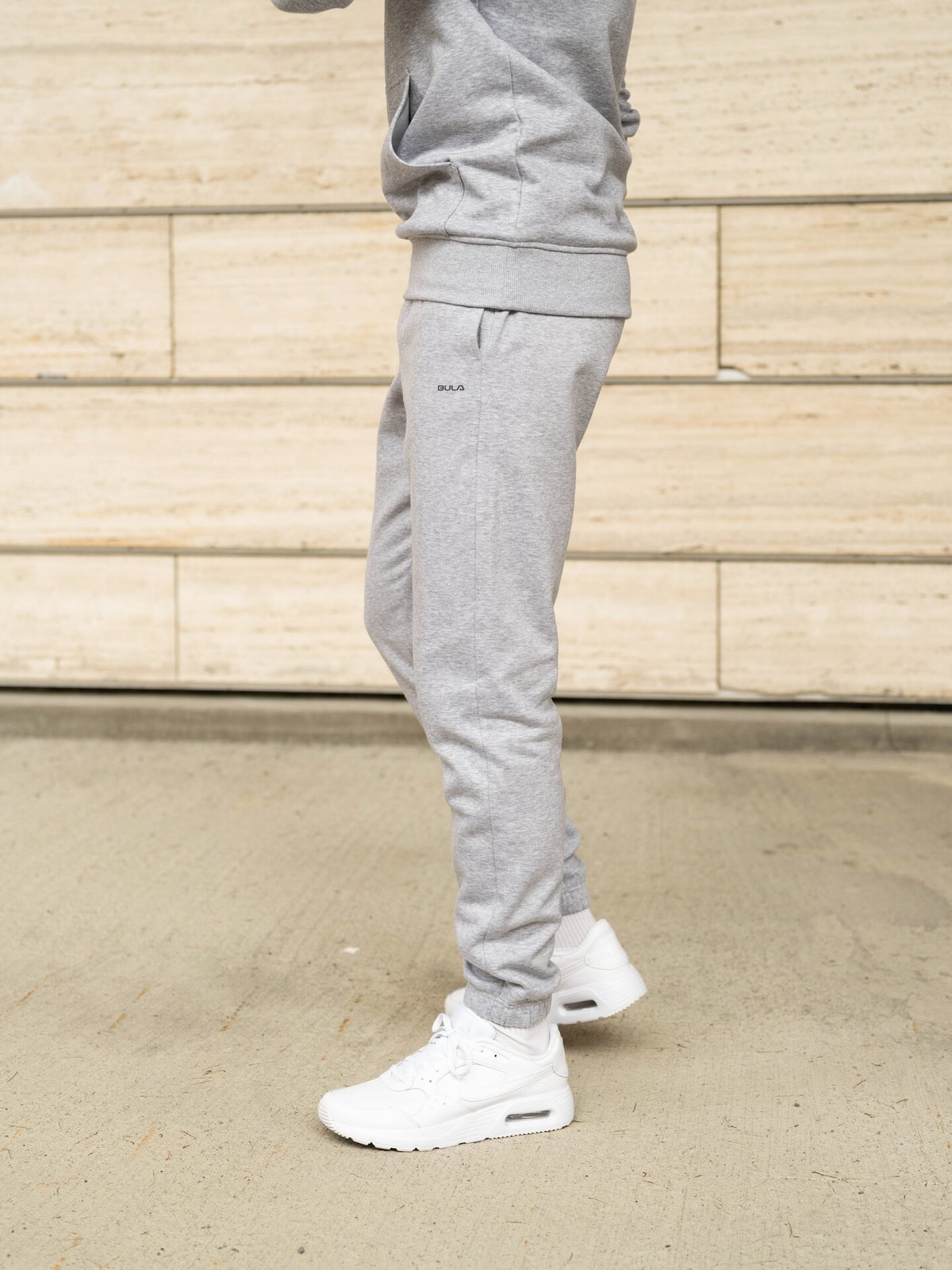 Bula Frame Logo Pants Grey Melange