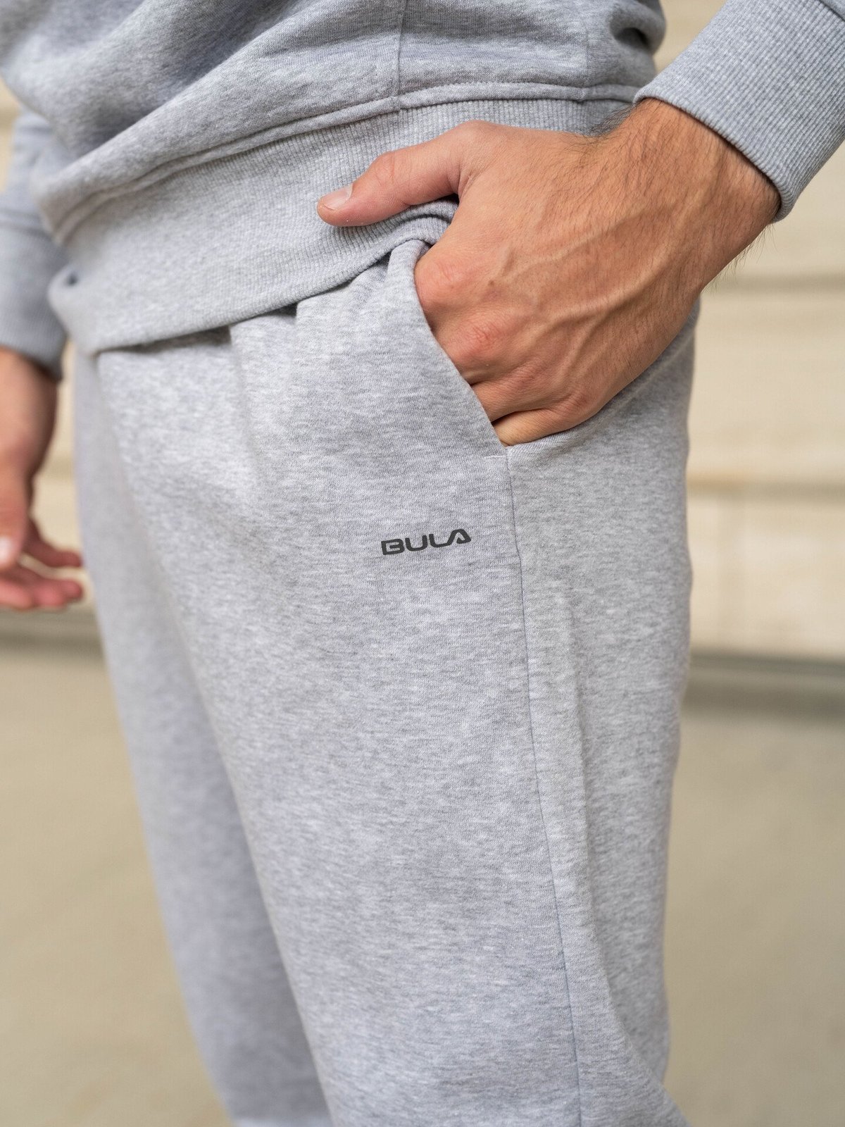 Bula Frame Logo Pants Grey Melange