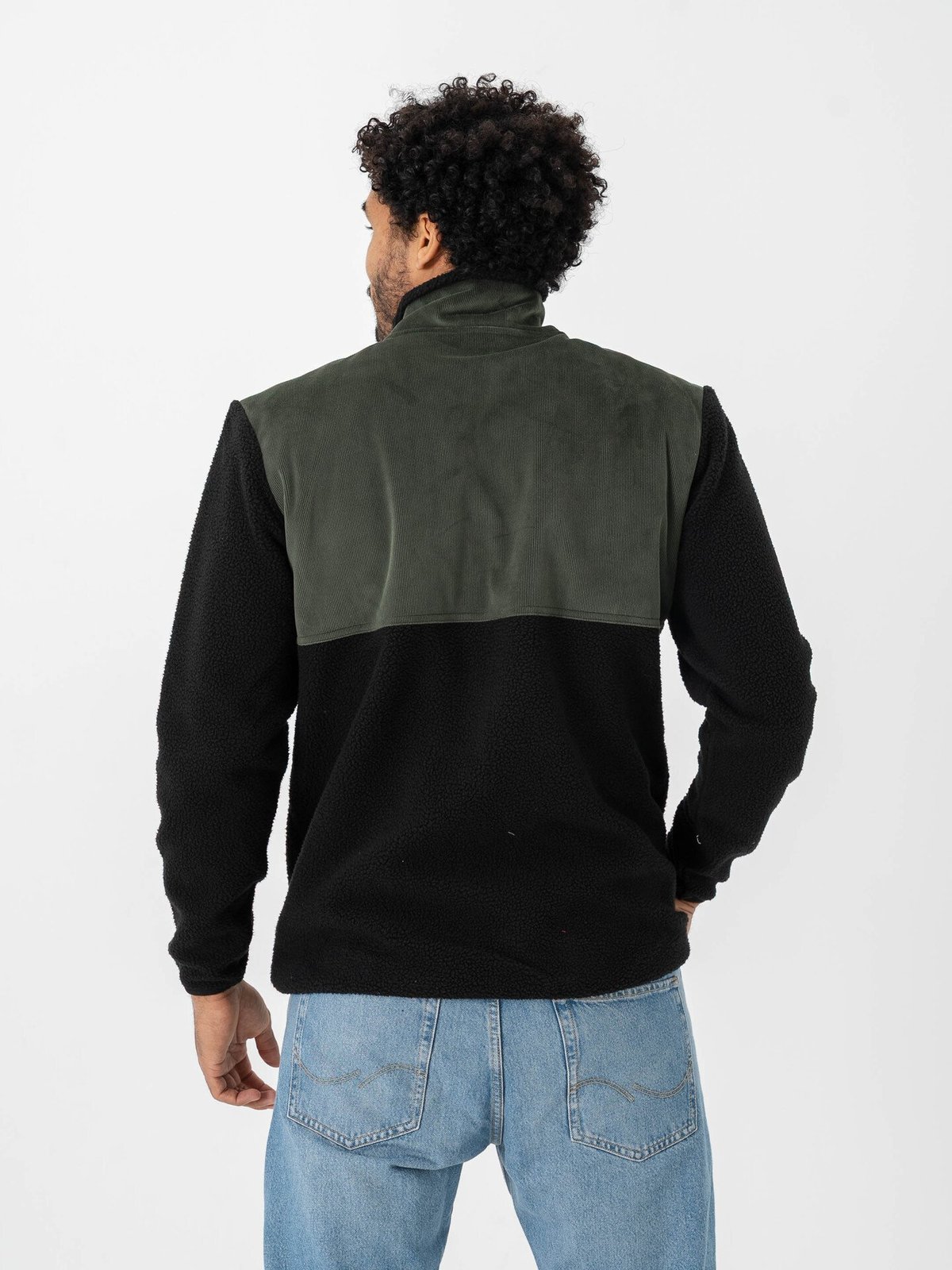 Bula Cord Fleece Jacket Dark Olive