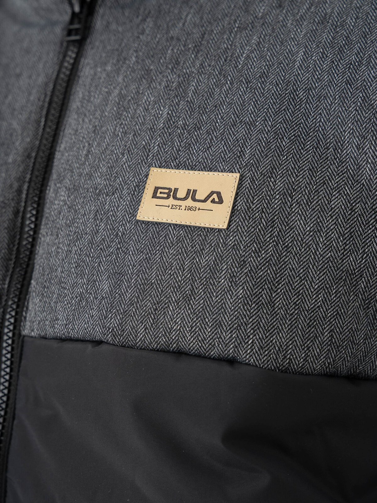 Bula Jacket Contrast Puffer Black