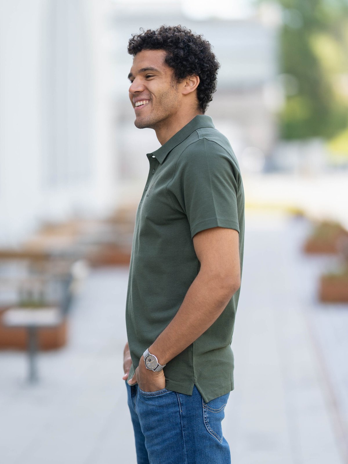 Bula Breeze Polo Shirt Dark Olive