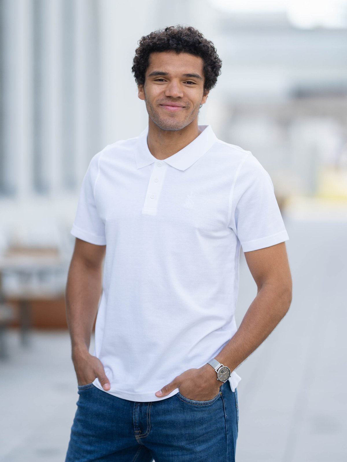 Bula Breeze Polo Shirt White