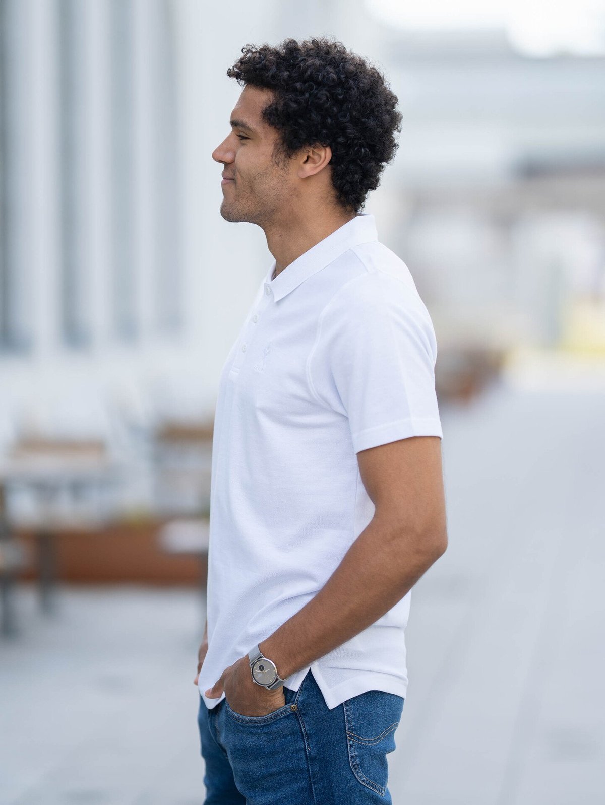 Bula Breeze Polo Shirt White