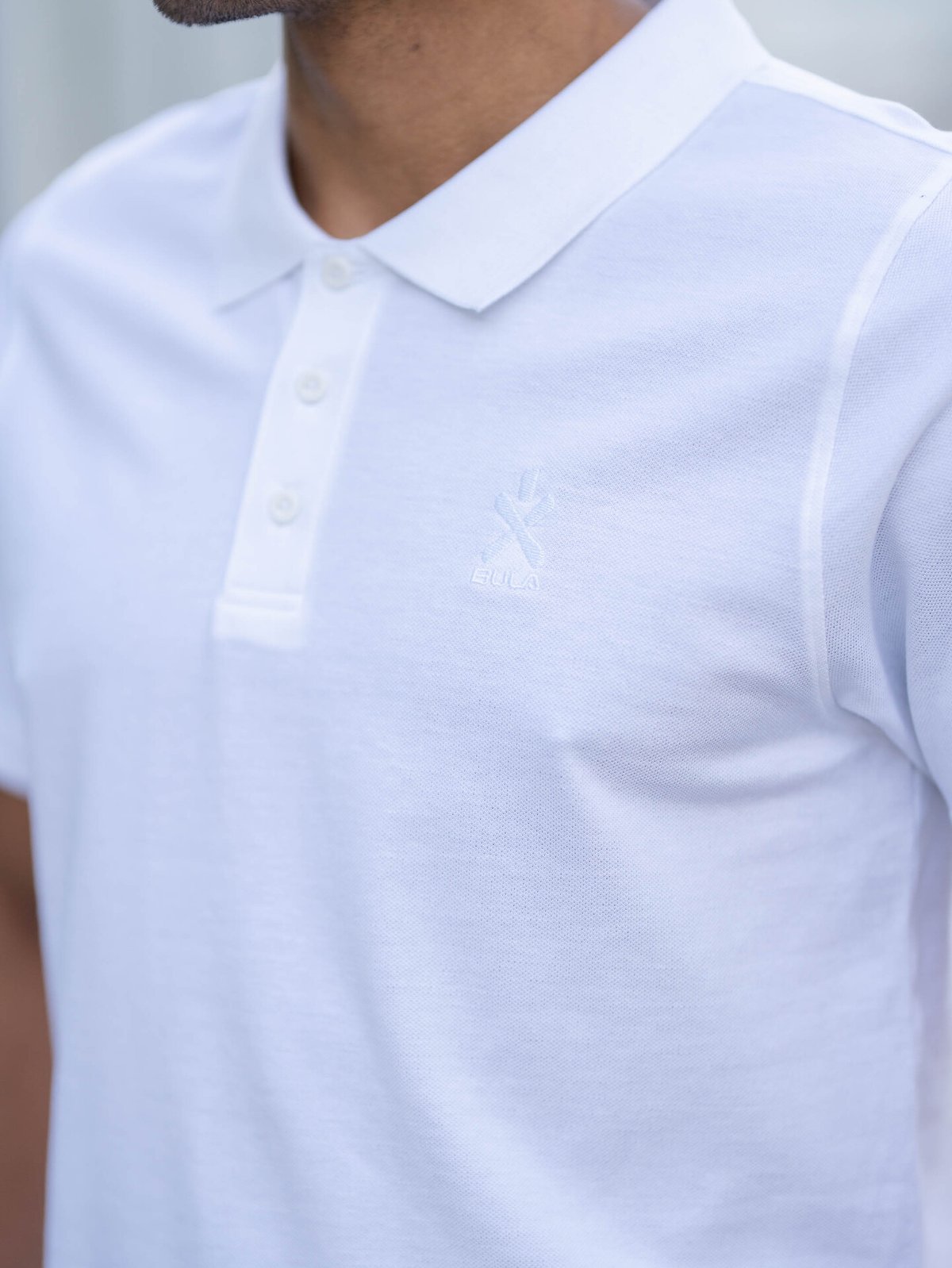 Bula Breeze Polo Shirt White