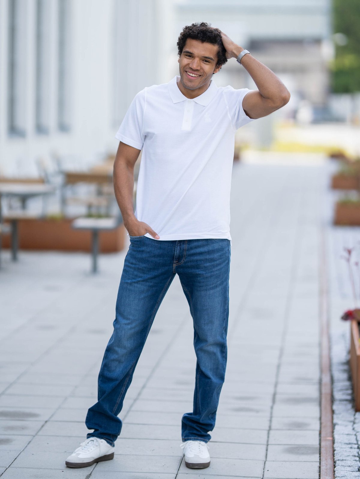 Bula Breeze Polo Shirt White