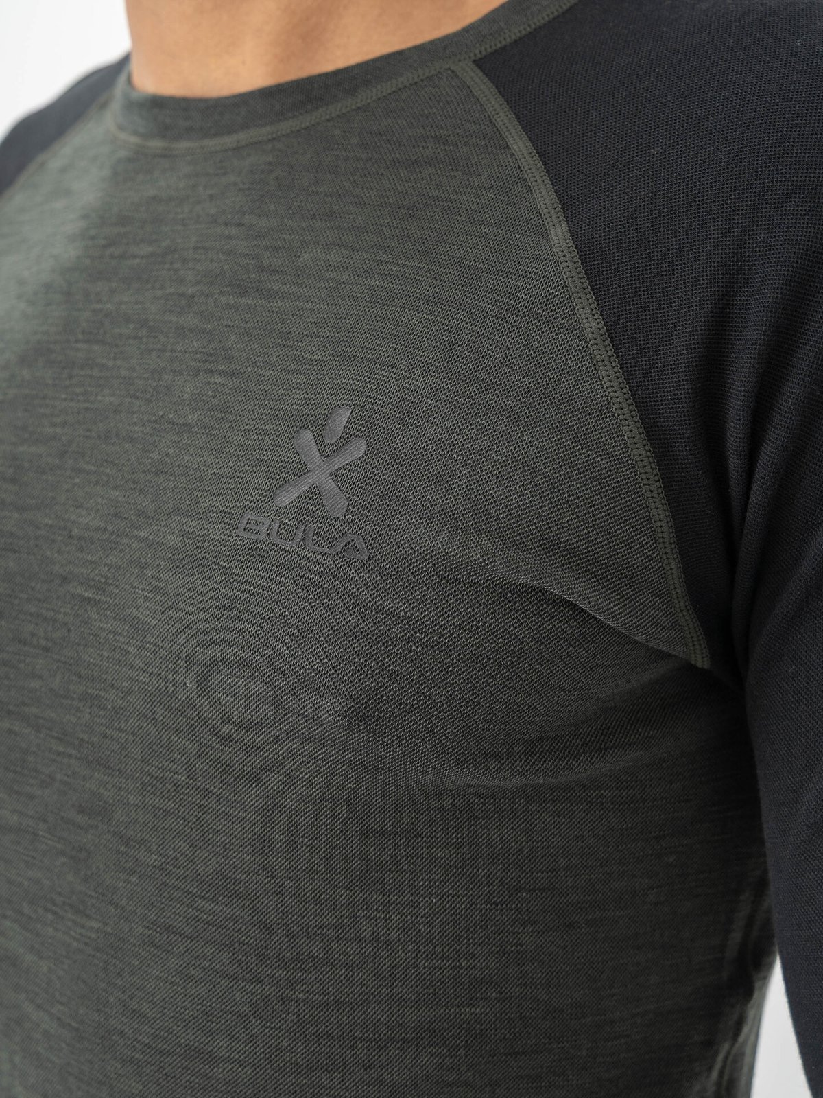 Bula Norm Merino Wool Crew Black