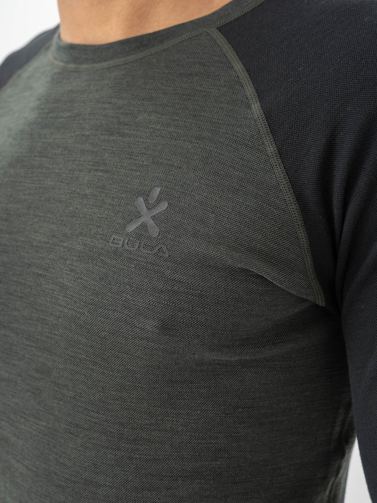 Bula Norm Merino Wool Crew Black