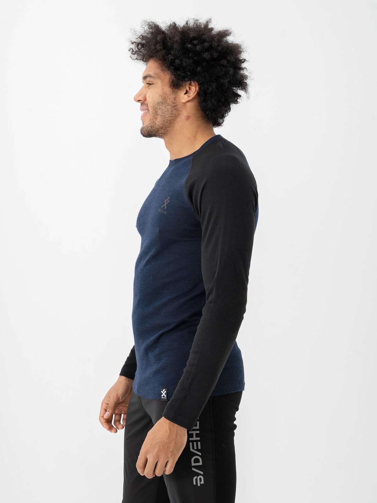 Bula Norm Merino Wool Crew Navy