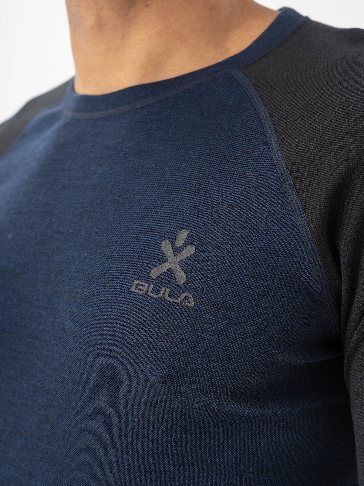 Bula Norm Merino Wool Crew Navy