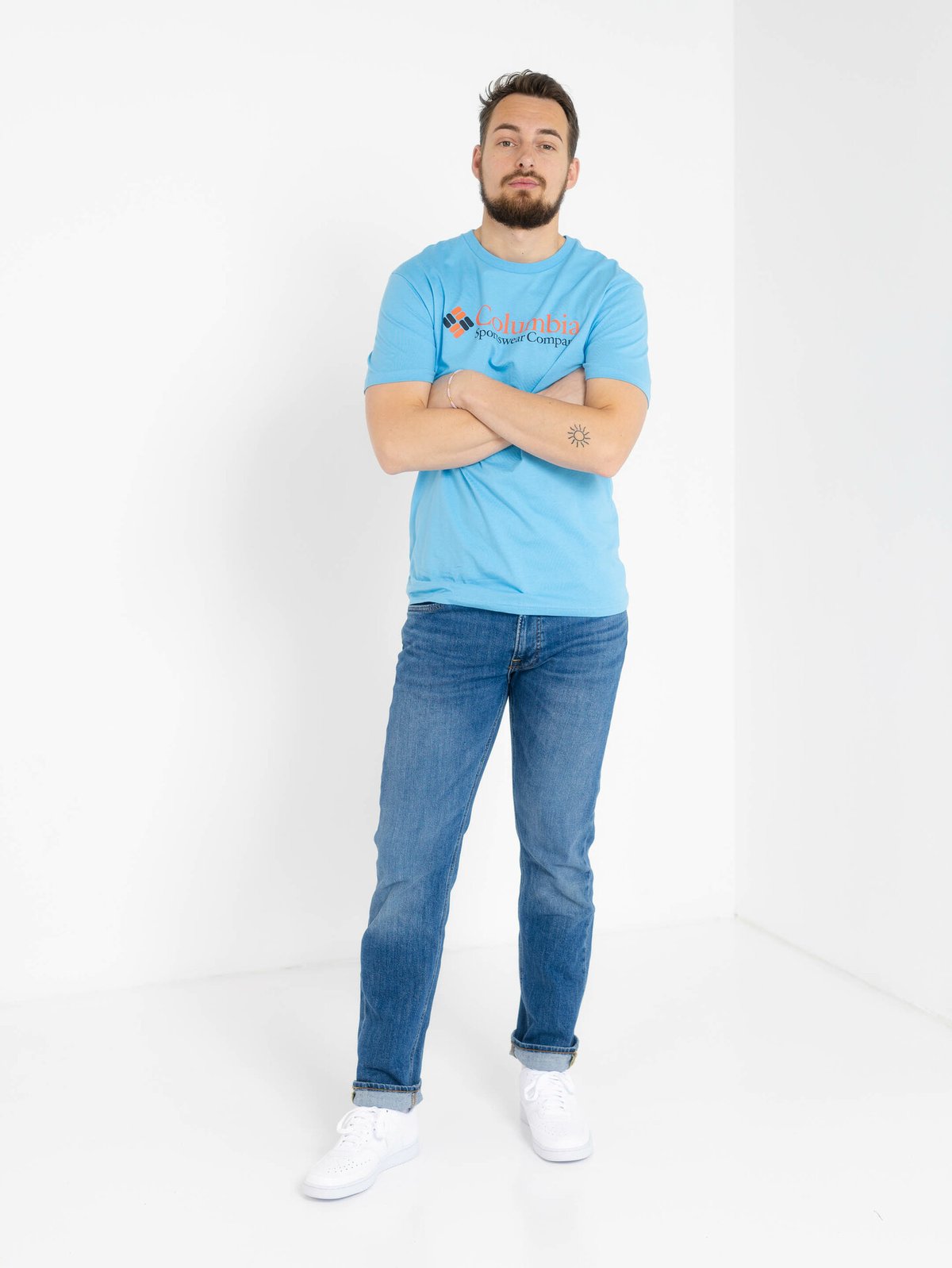 Columbia CSC Basic Logo Short Sleeve Vista Blue, CSC Retro Logo Graphic