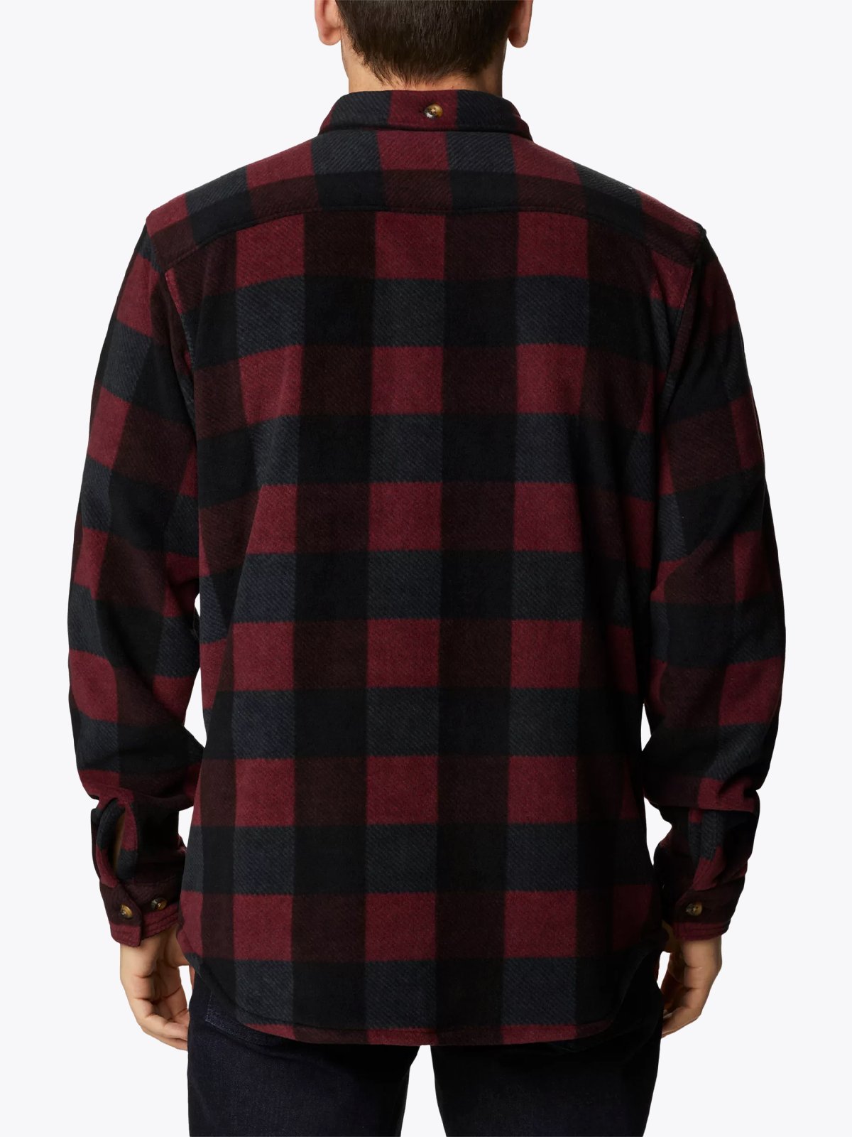 Columbia Flare Gun Fleece Over Shirt Elderberry Multi Check