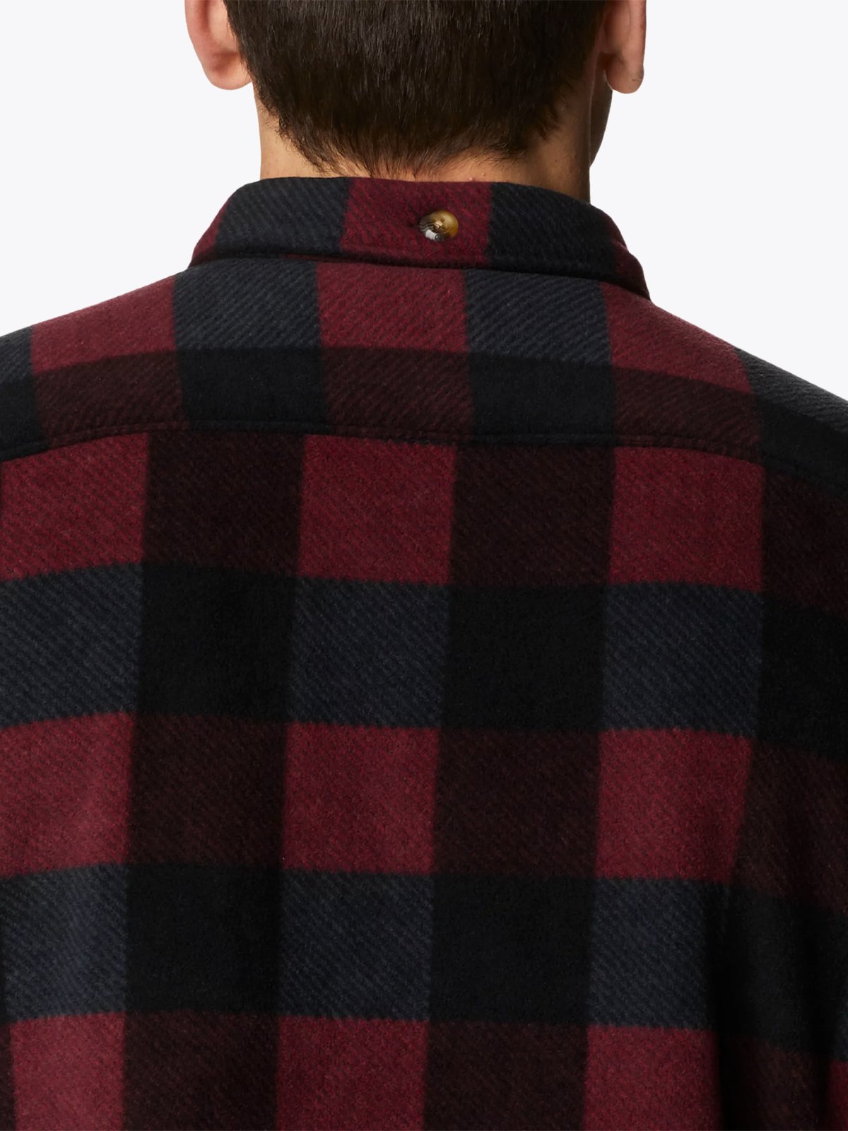 Columbia Flare Gun Fleece Over Shirt Elderberry Multi Check