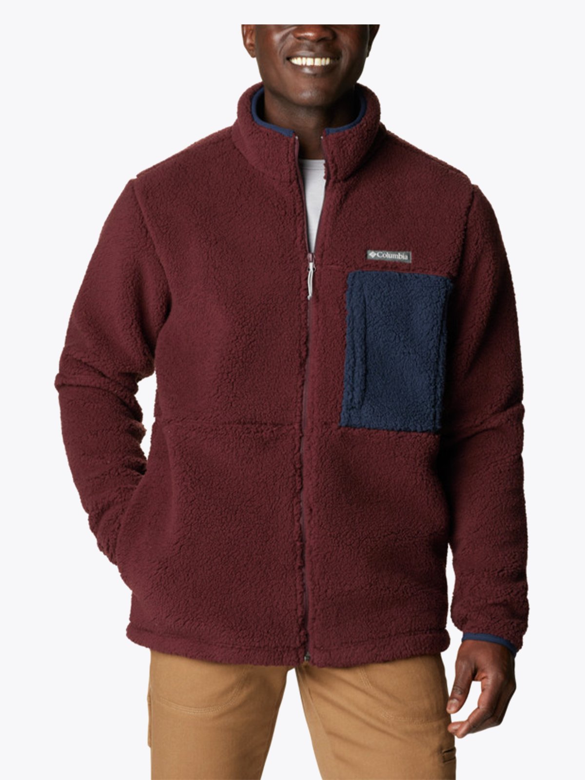 Columbia Mountainside Heavyweight Elderberry / Collegiate Navy