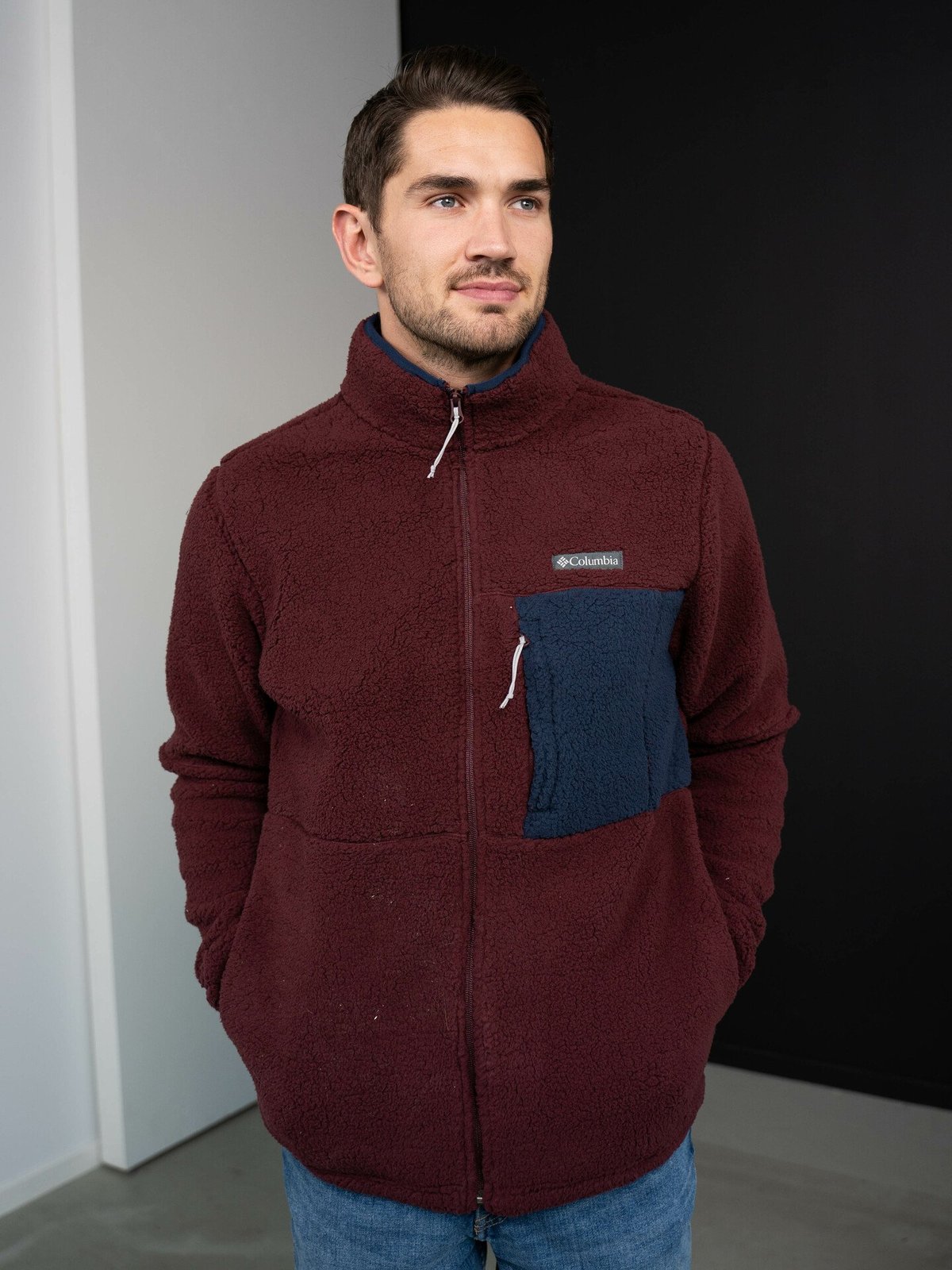 Columbia Mountainside Heavyweight Elderberry / Collegiate Navy