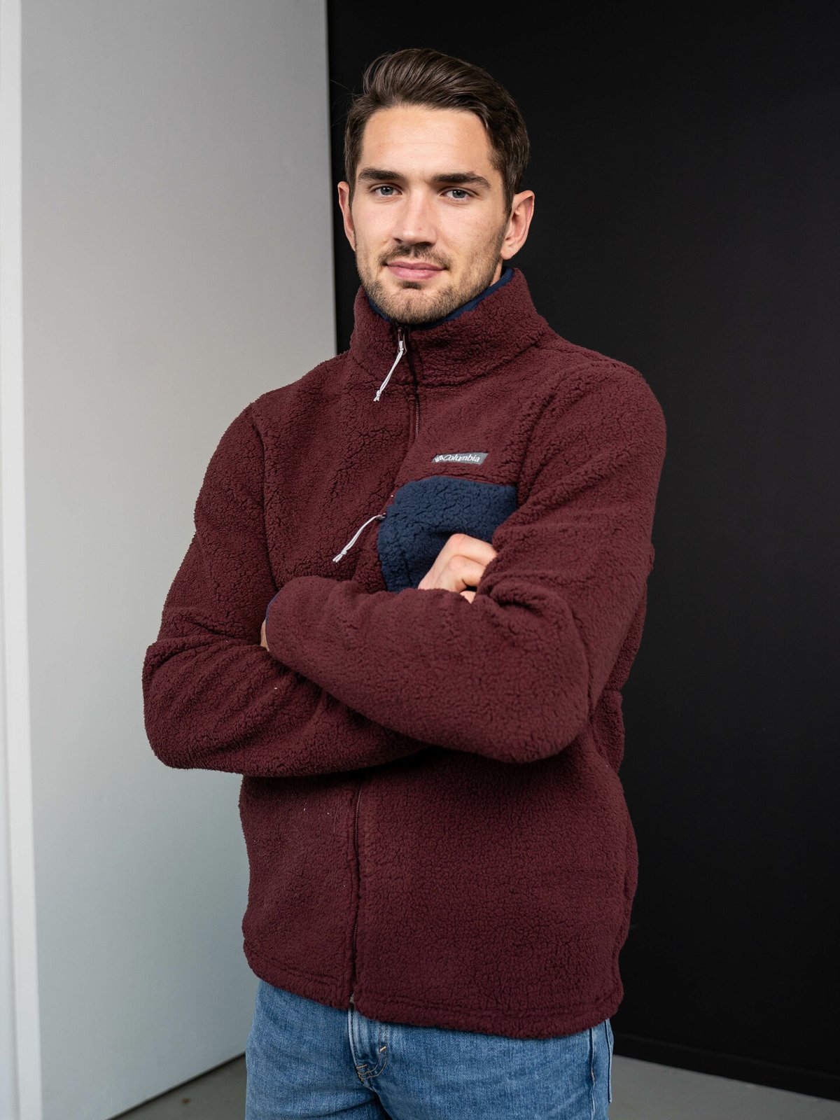 Columbia Mountainside Heavyweight Elderberry / Collegiate Navy