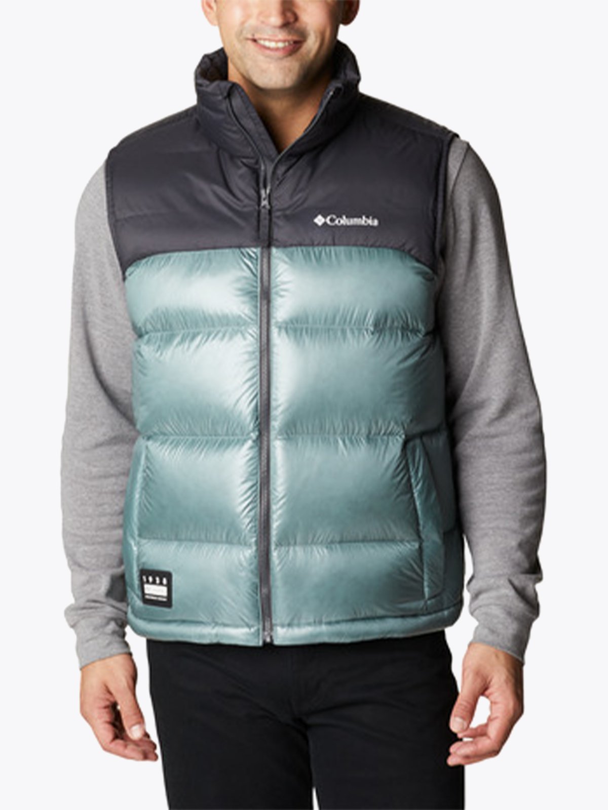 Columbia Bulo Point II Down Vest Metal Shiny, Shark