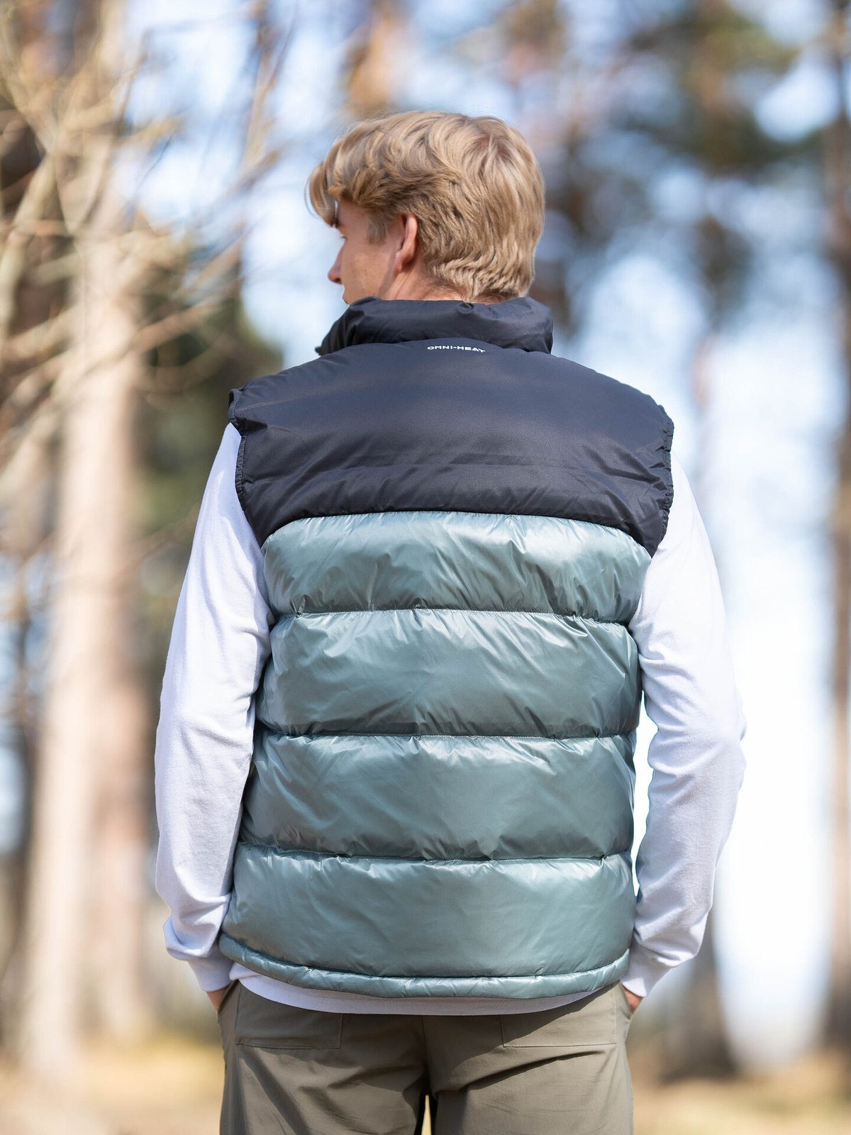 Columbia Bulo Point II Down Vest Metal Shiny, Shark