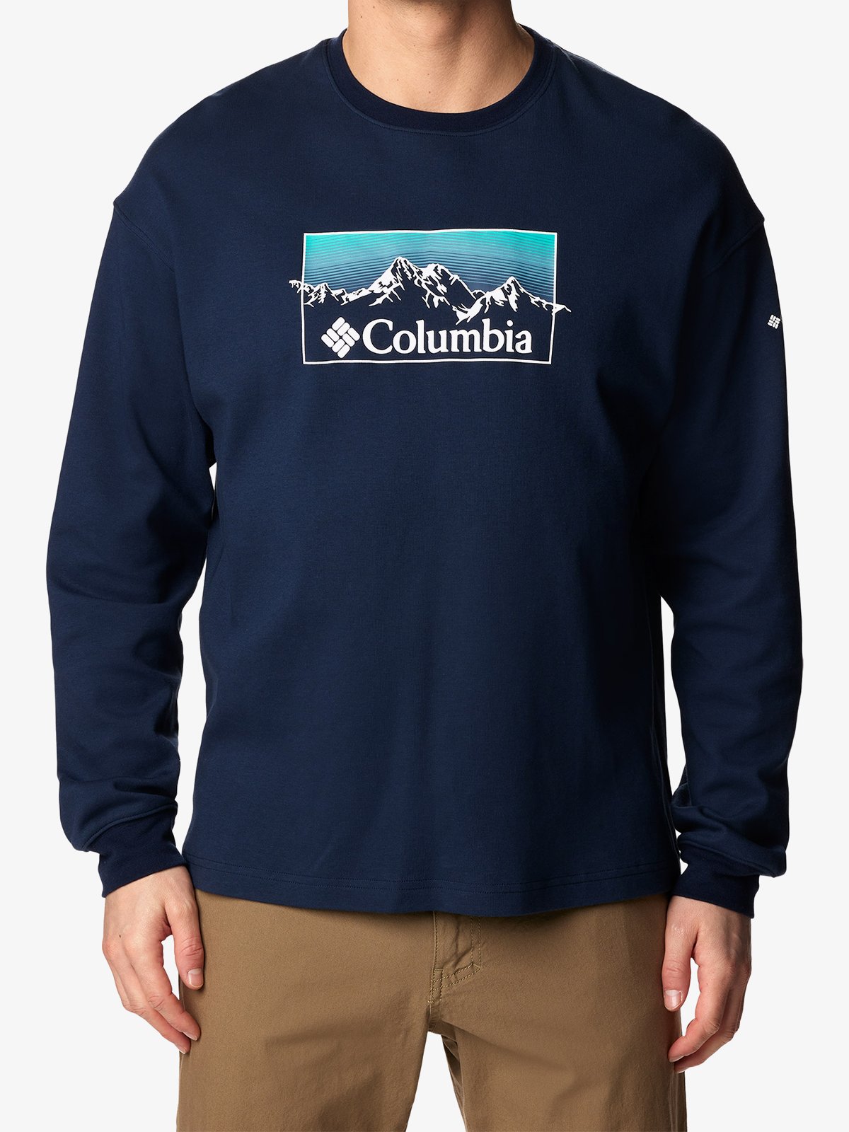 Columbia Duxbery Relaxed Long Sleeve Tee Navy