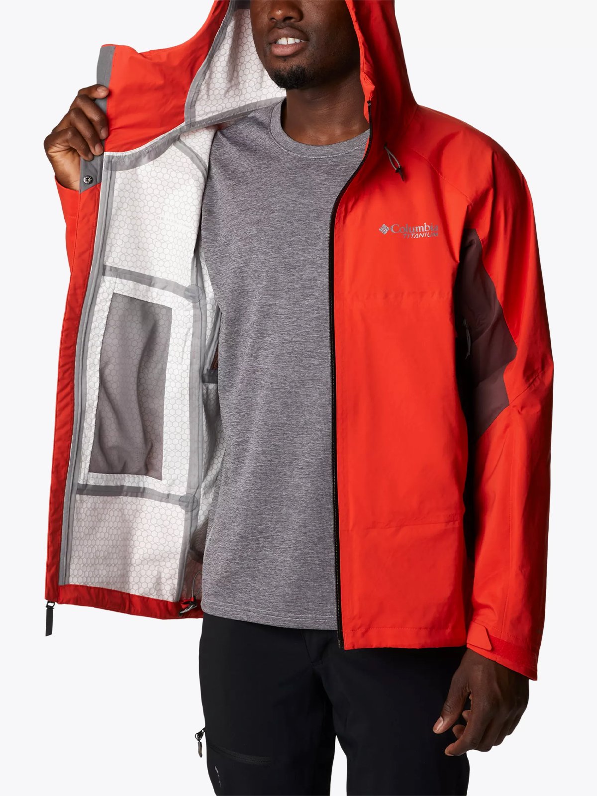 Columbia Mazama Trail Shell Spicy, Black, Light Raisin