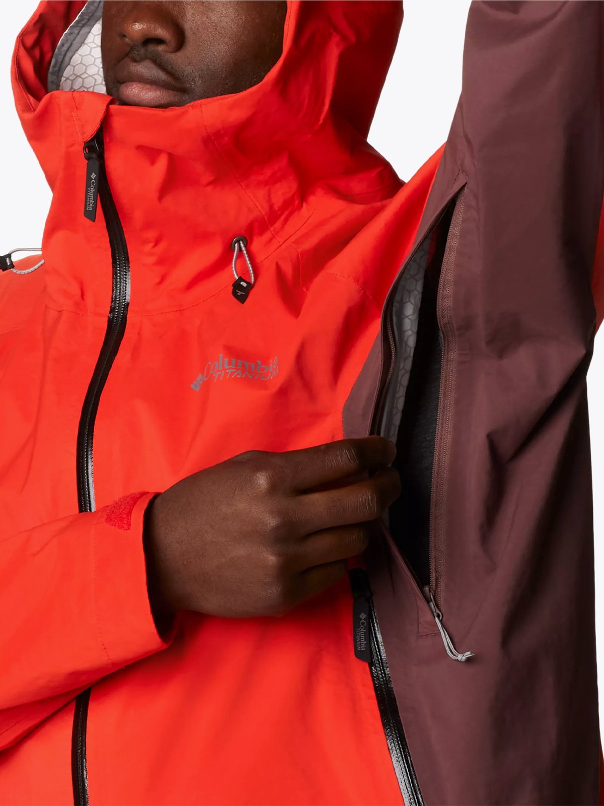 Columbia Mazama Trail Shell Spicy, Black, Light Raisin