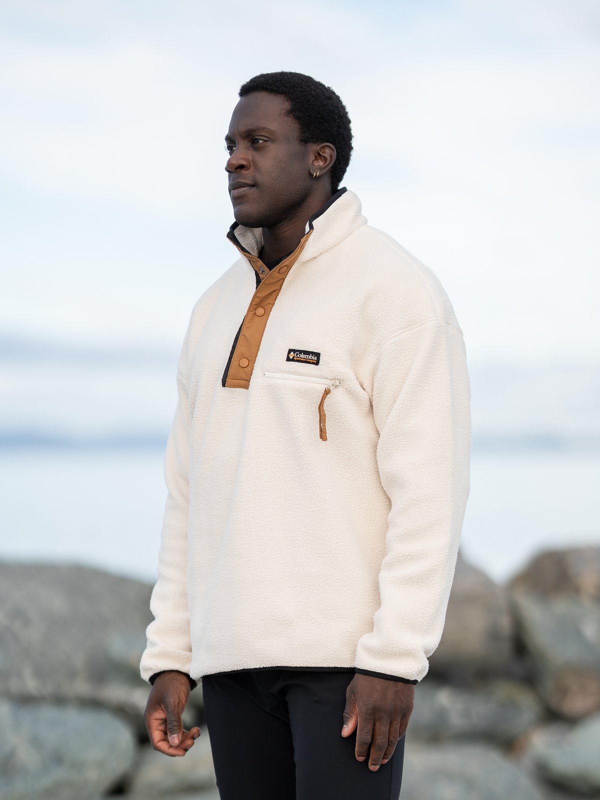Columbia Helvetia II Half Snap Fleece Chalk