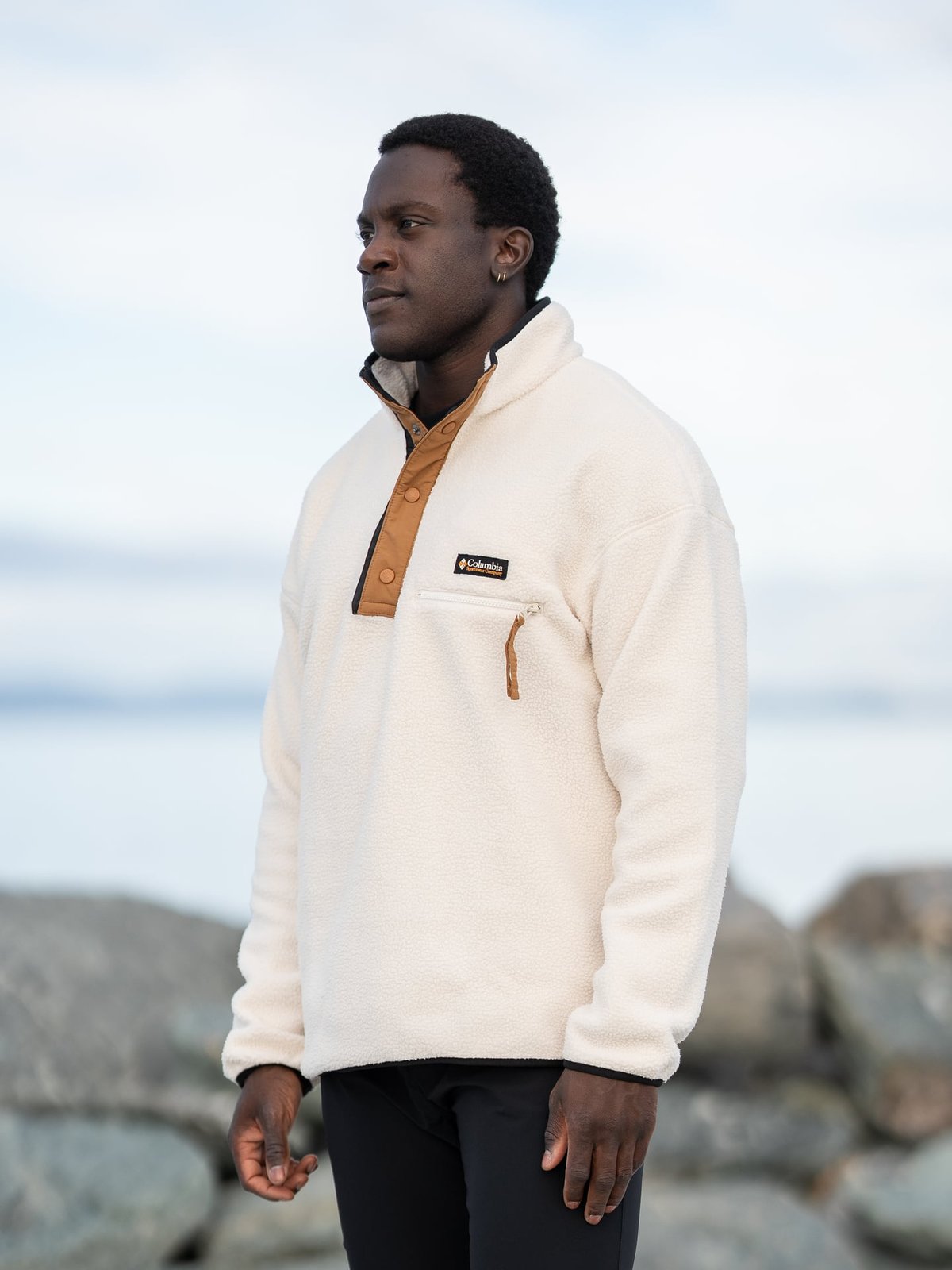 Columbia Helvetia II Half Snap Fleece Chalk