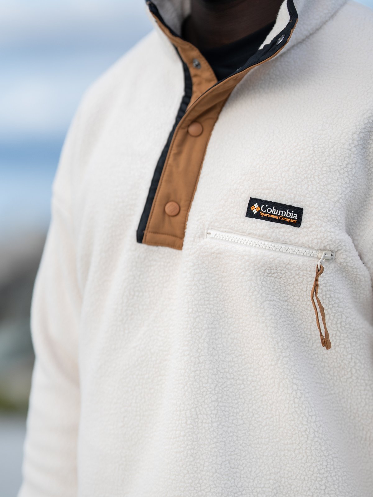 Columbia Helvetia II Half Snap Fleece Chalk