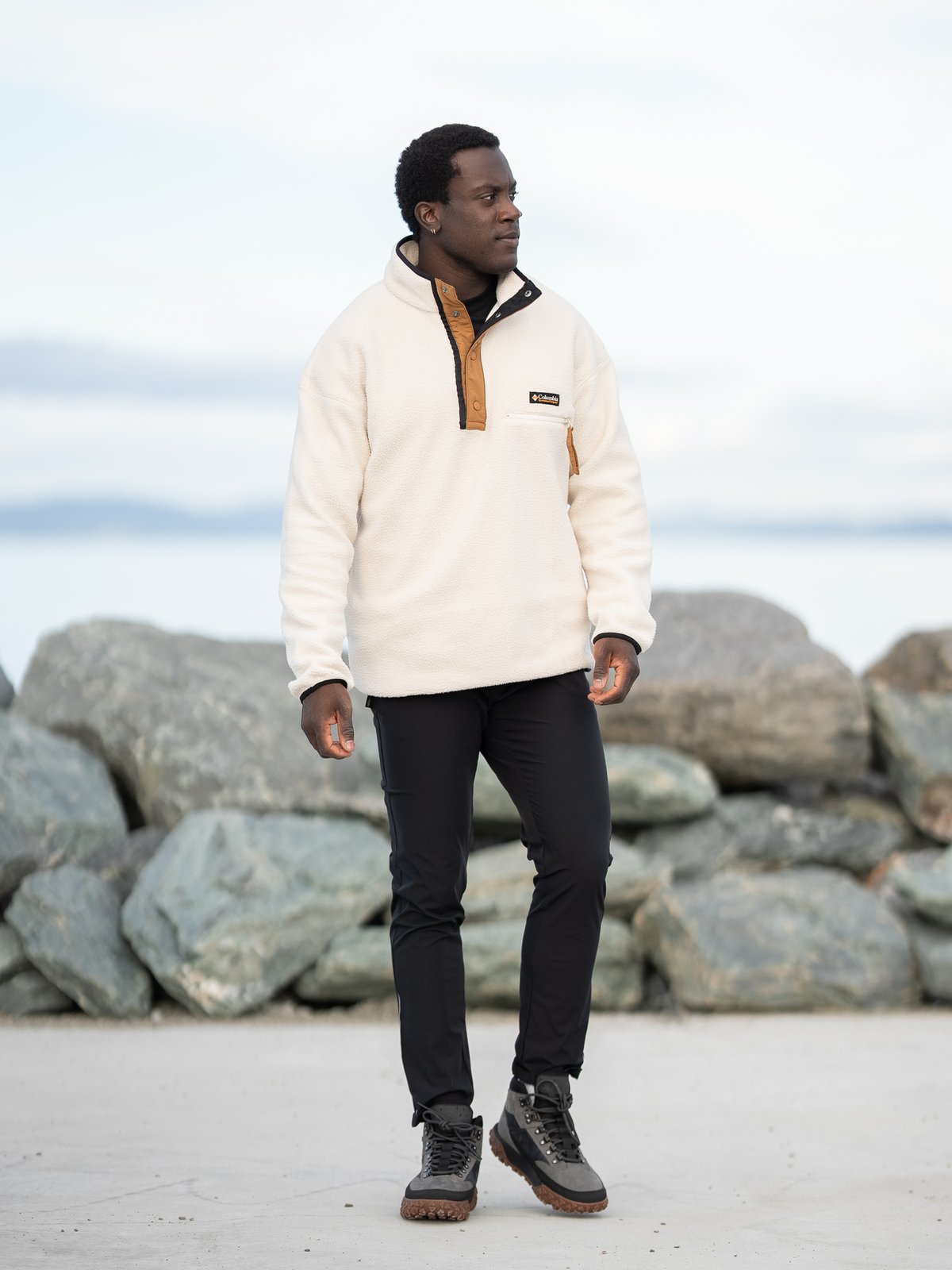 Columbia Helvetia II Half Snap Fleece Chalk